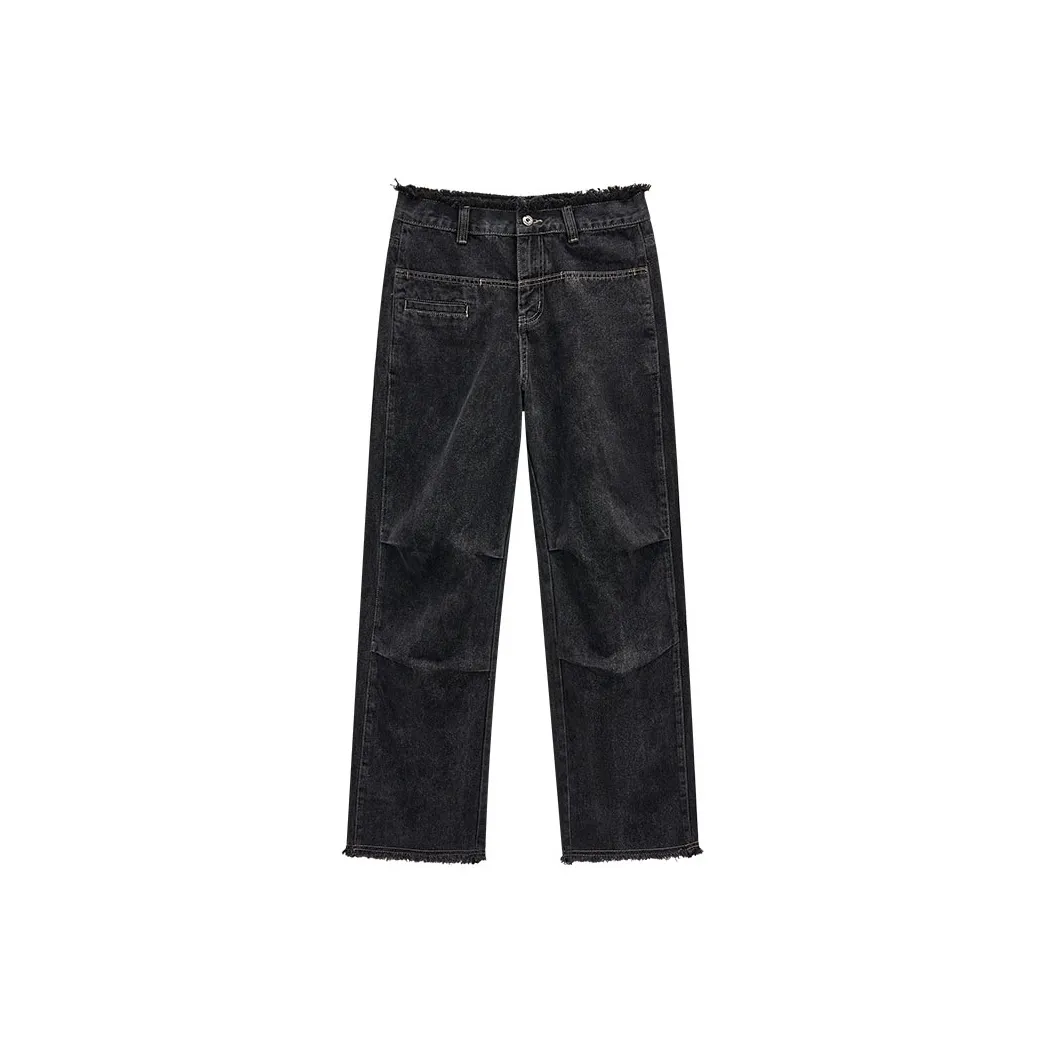 FAX FOR FMACM Jeans Unisex Washed Black
