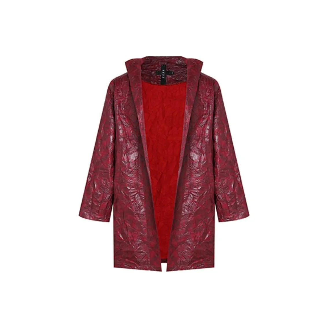 REJJ Тренчкот Мужской Бордовый