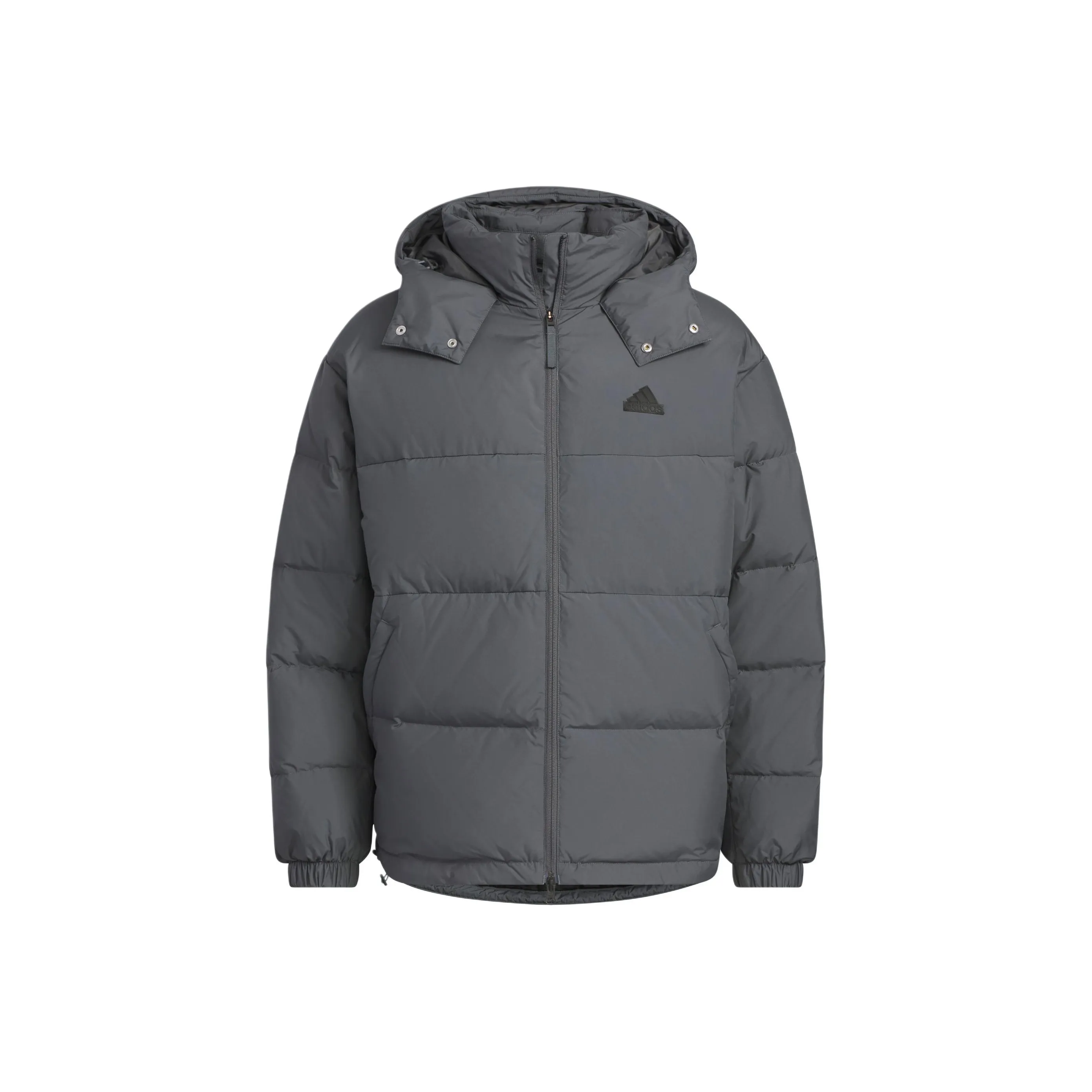 Adidas Пуховики и зимние пальто унисекс темно-серый