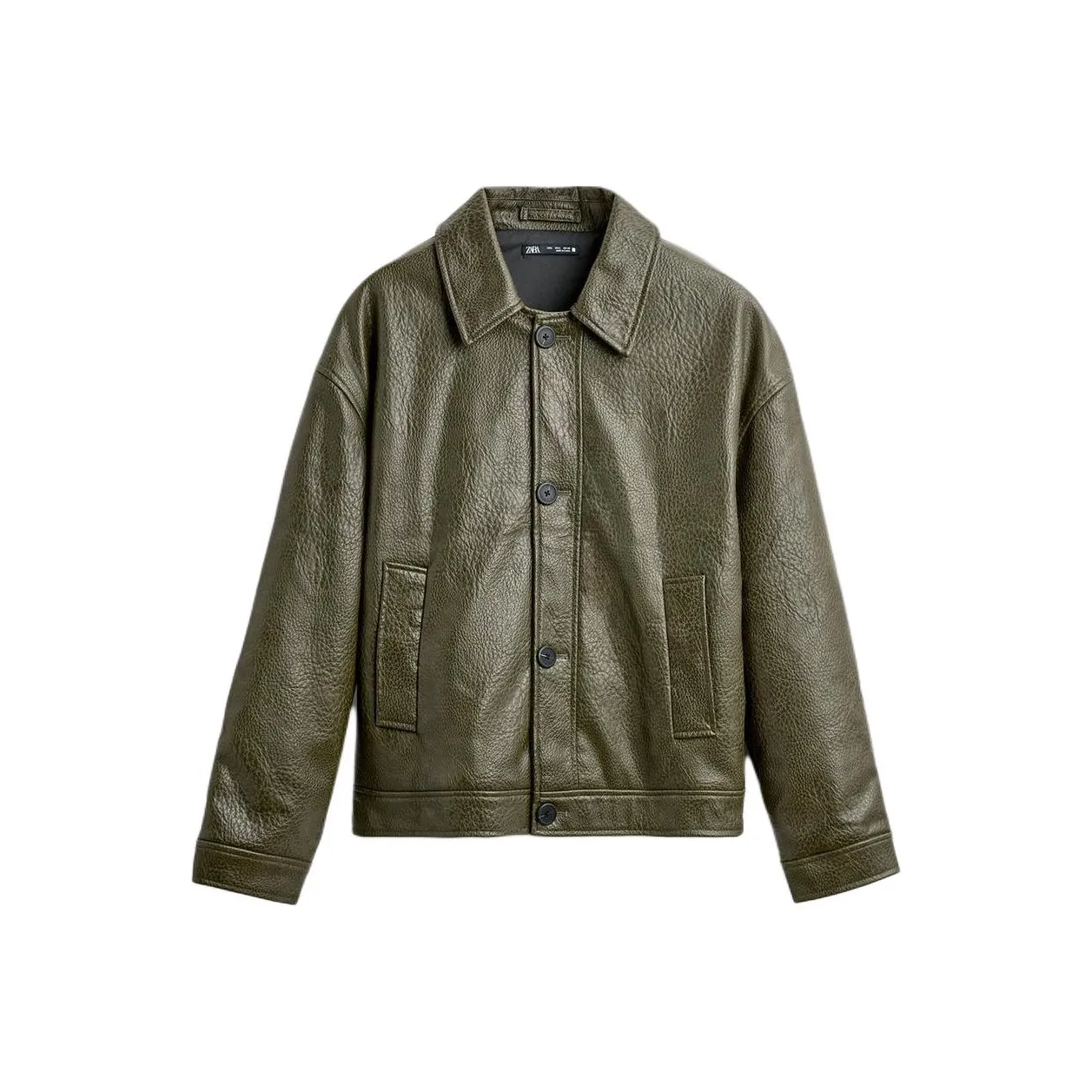 ZARA Leather Jackets Men's