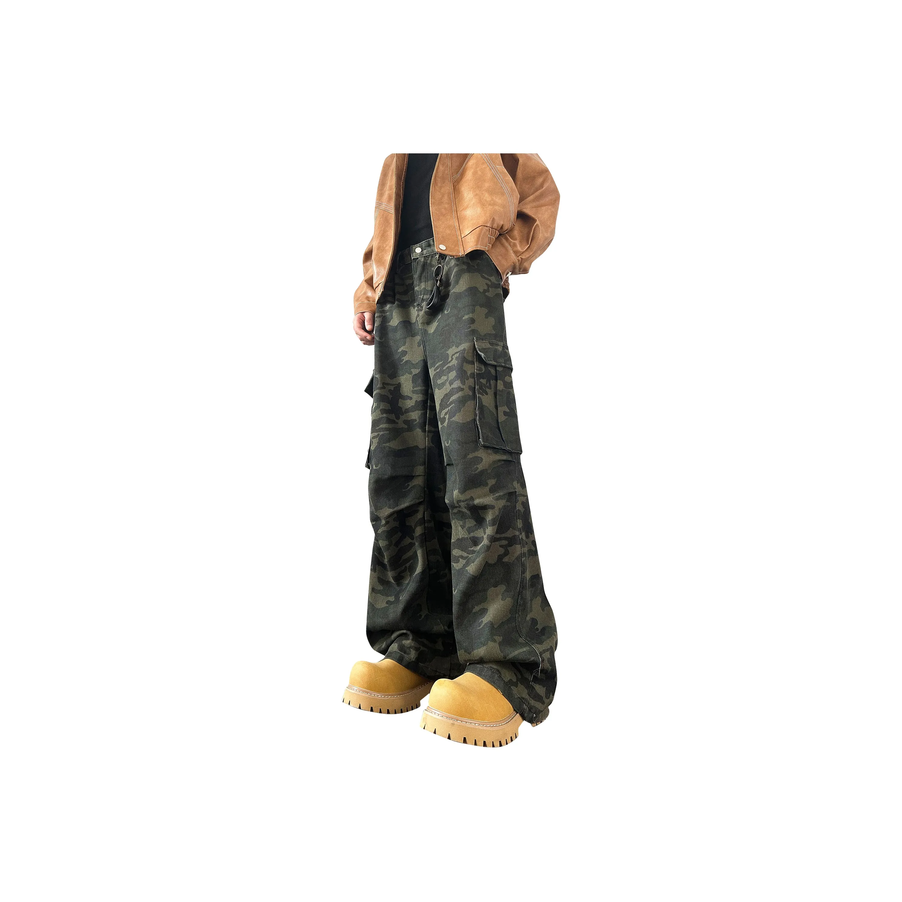 DAREASY Cargo Pants Unisex Camouflage