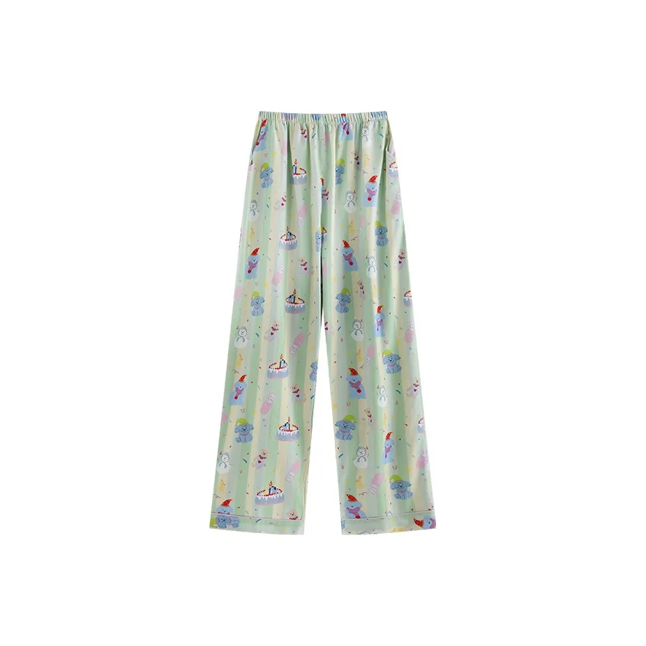 Wabi Town Pajama Pants Women's Image Color