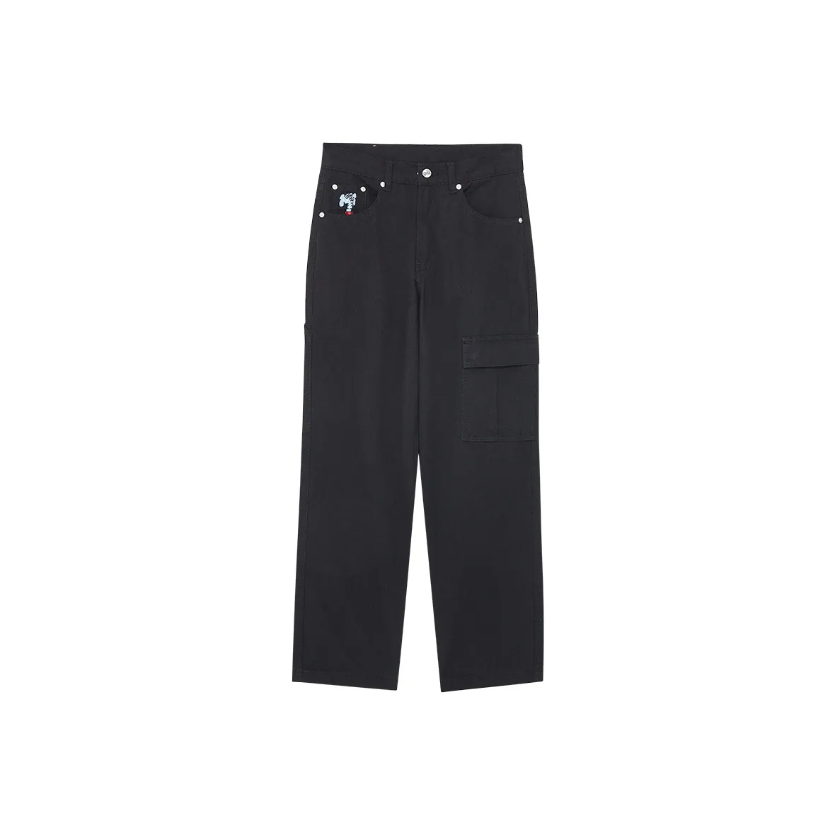 MIND ERROR Cargo Pants Unisex Black