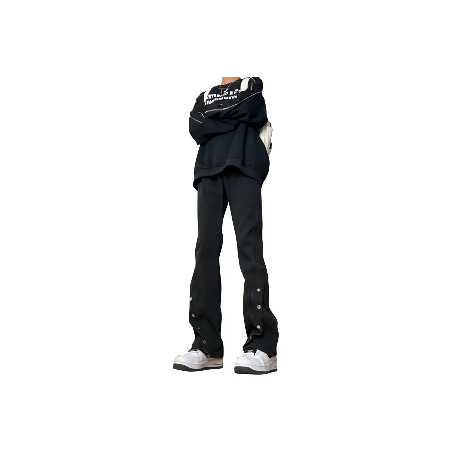 FALIAMS Jeans Unisex Black