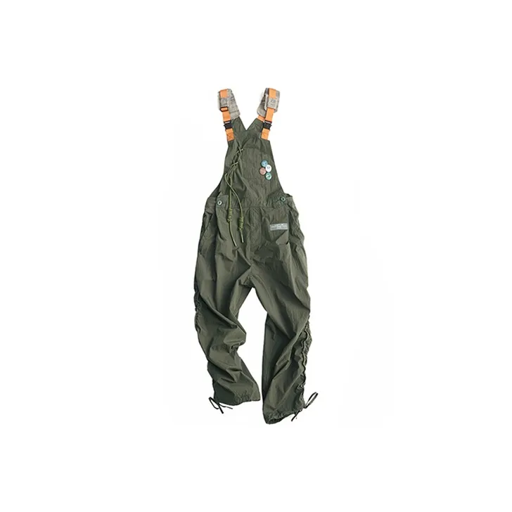 Secret Love Denim Shorts Overalls Unisex