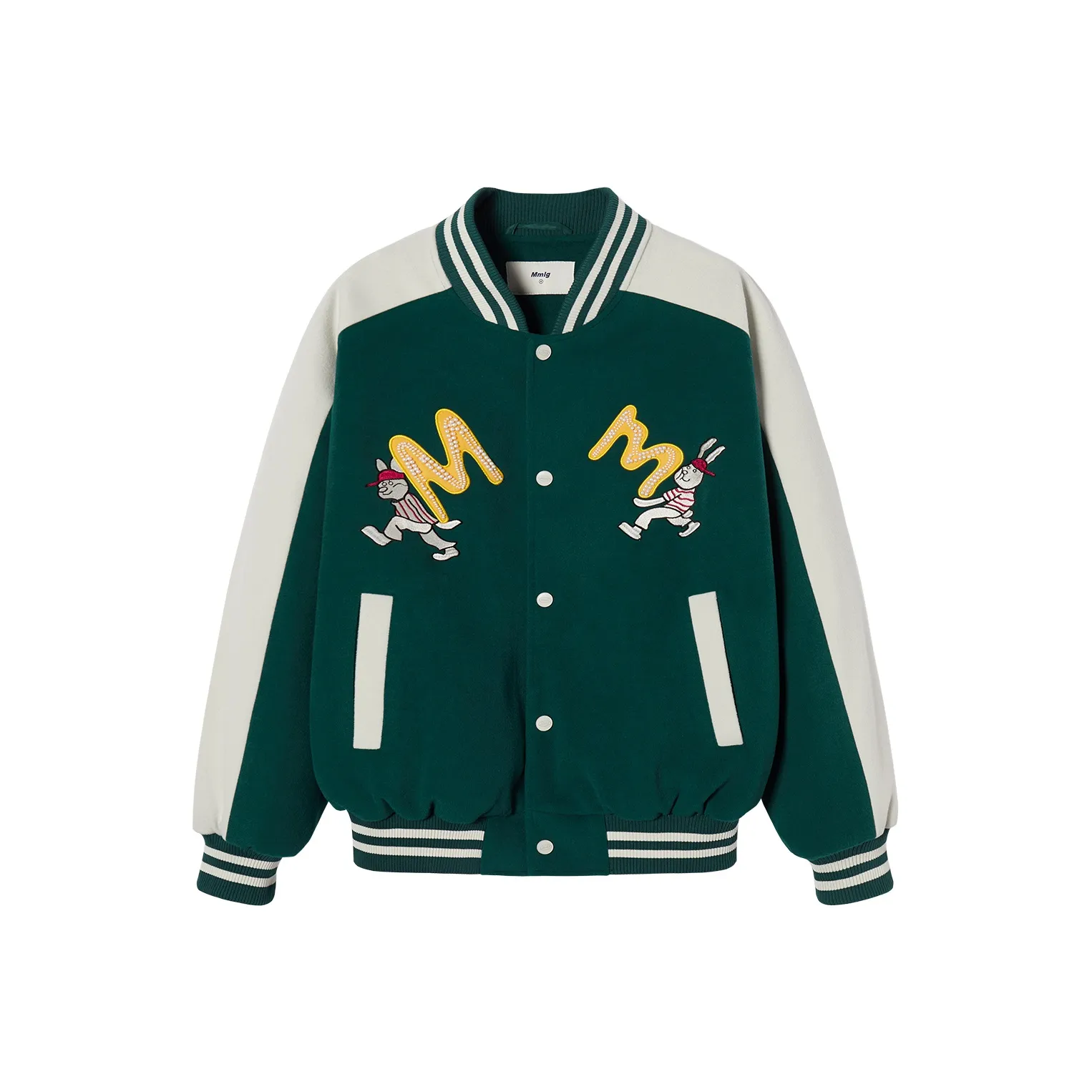 MMLG Бейсбольная куртка Унисекс Зеленый