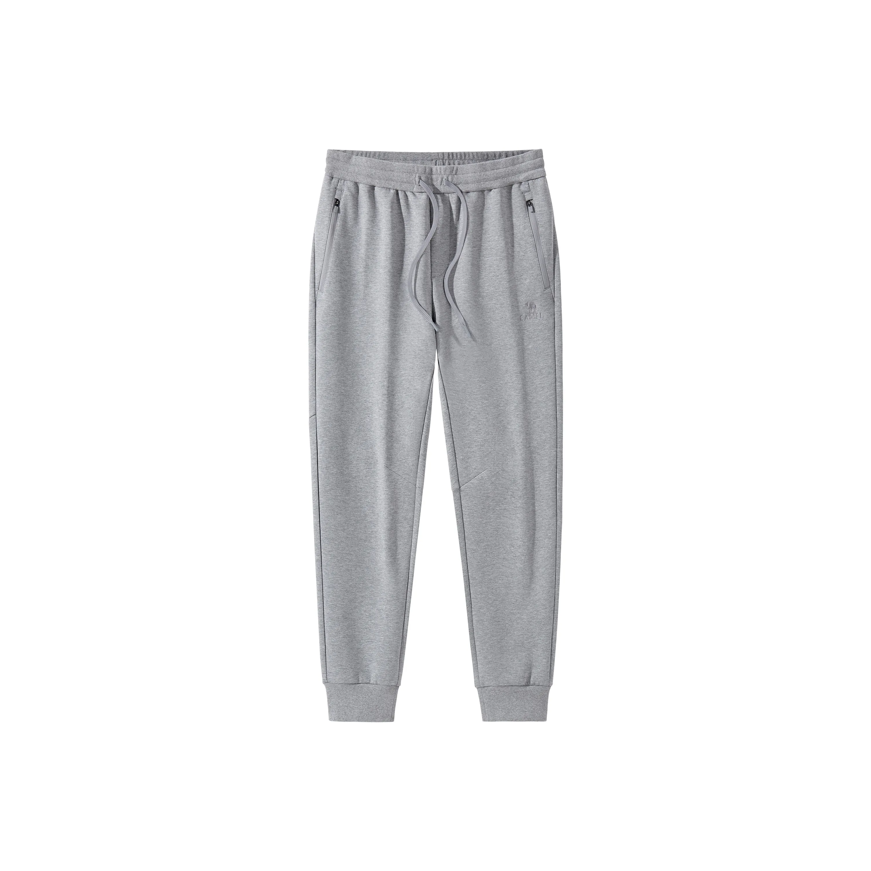 CAMEL Однотонный Базовый Универсальный Воздух Layer Хлопок LIKE Эластичный Ankle Вязаные Тренировочные брюки Мужской