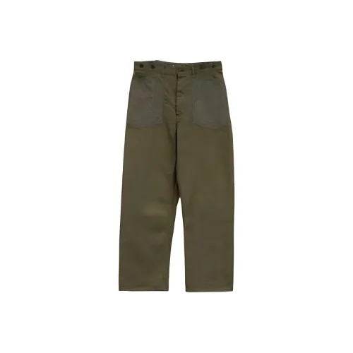 NIGEL CABOURN Зеленые Мужские Джинсы