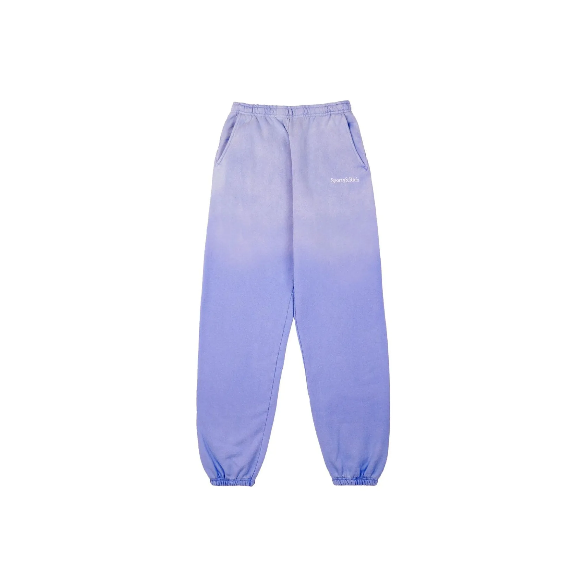 SPORTY & RICH Faded Straight leg Track Pants