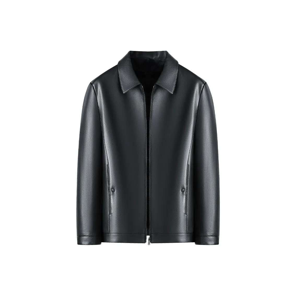FORTEI Leather Jacket Men's Black