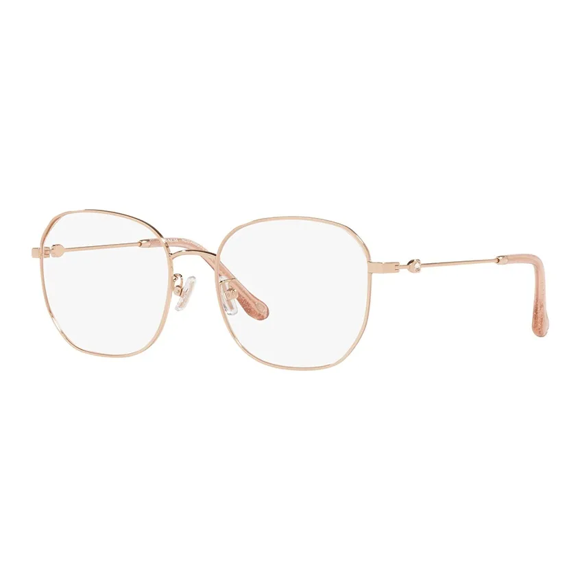 COACH Alloy Irregular Shape Eyeglass Frames Women's Gold