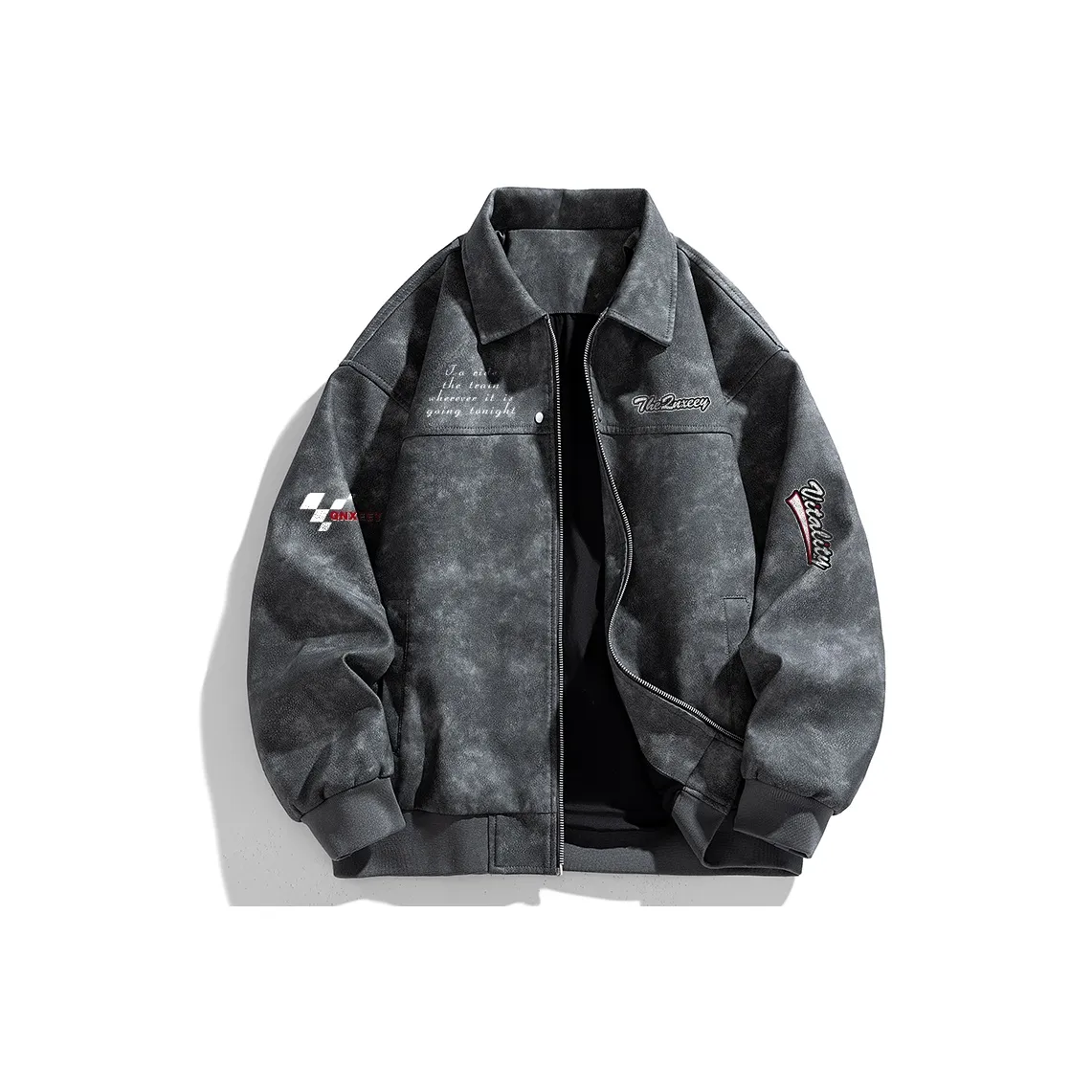 Qnxeey Унисекс Кожаные Куртки