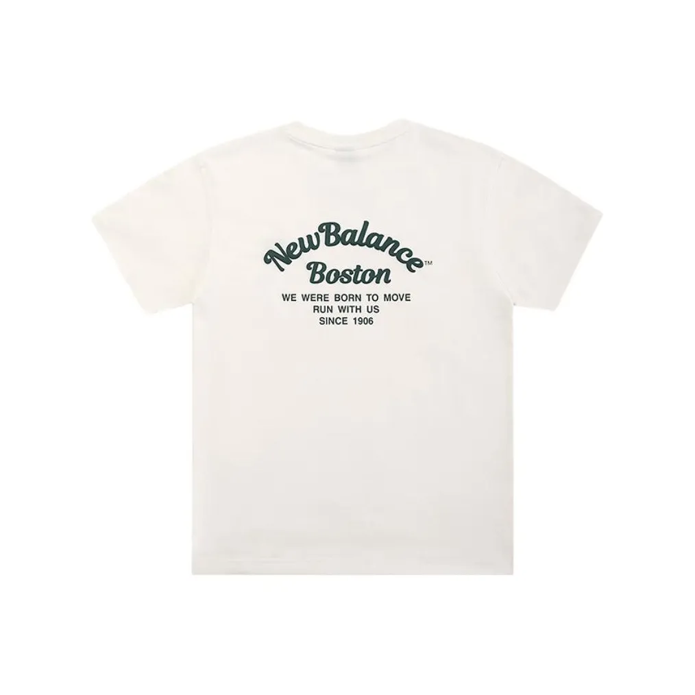 New Balance Classics Short T-Shirt Мужская Белая