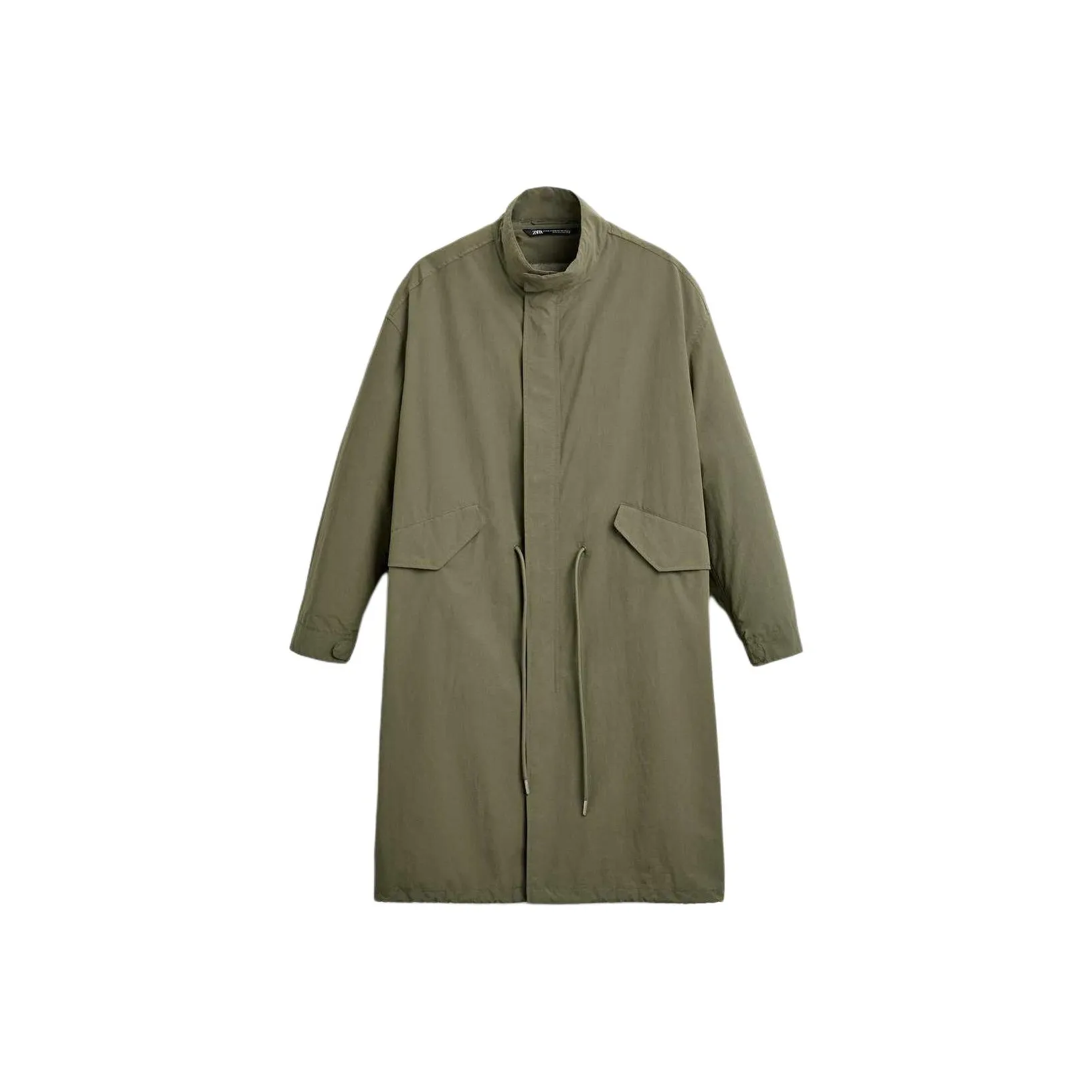 ZARA Trench Coats Men's Khaki