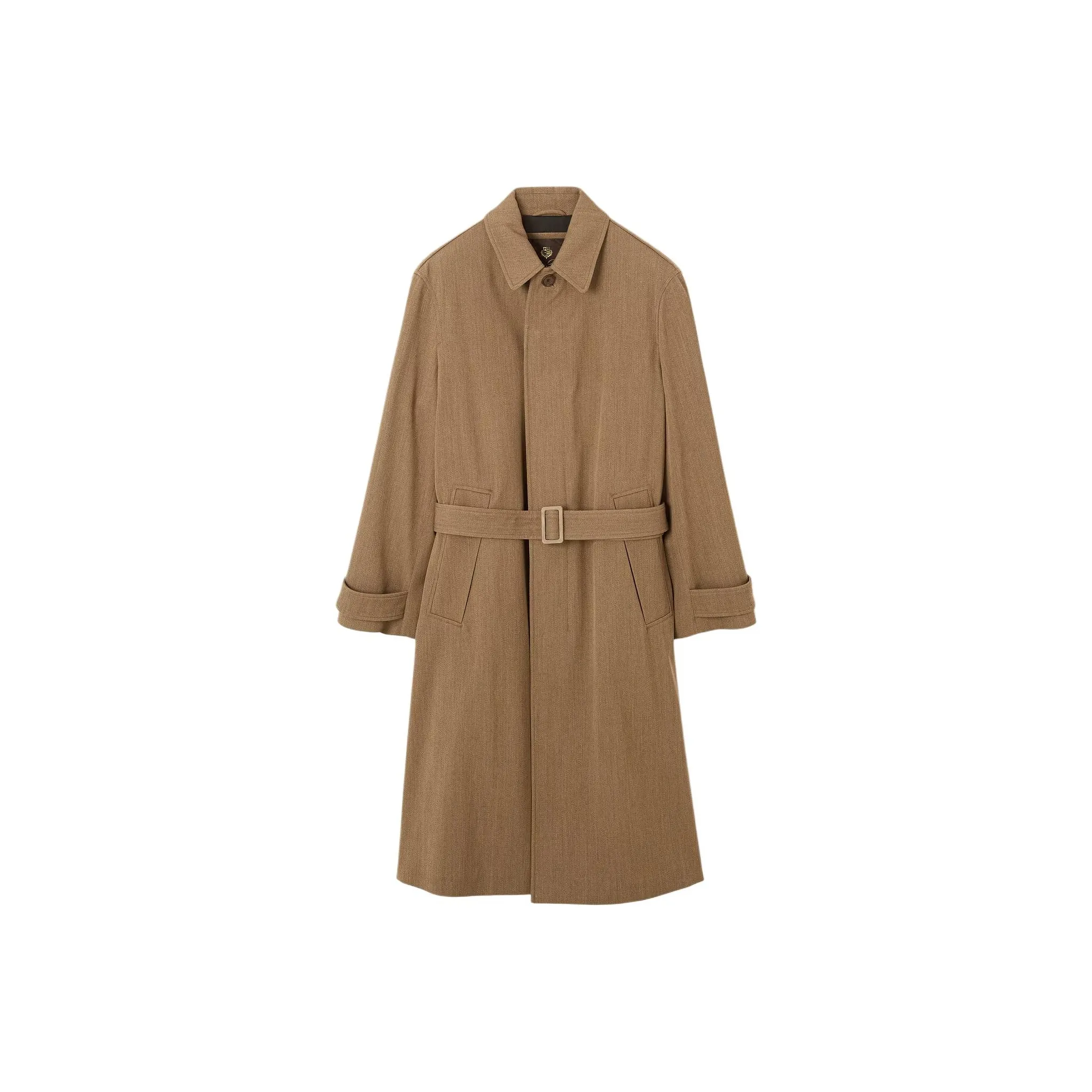 Loro Piana Tommaso FW24 Trench Coat Men's Earthy Earth Yellow