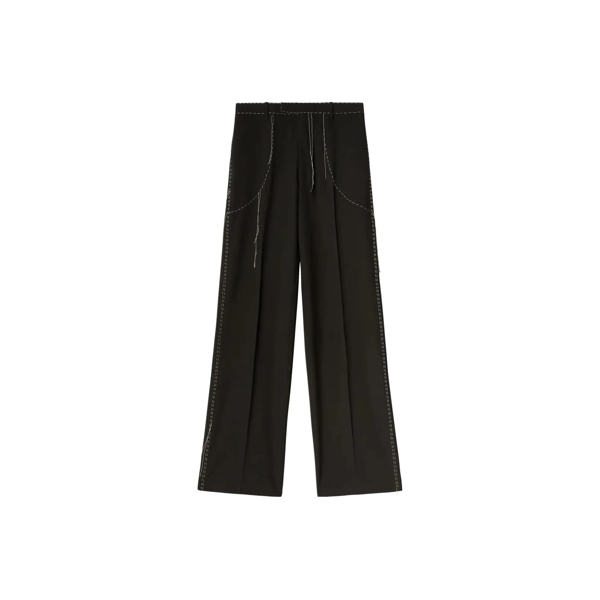 OFF WHITE Runway Contrast stitching Tailored Trousers