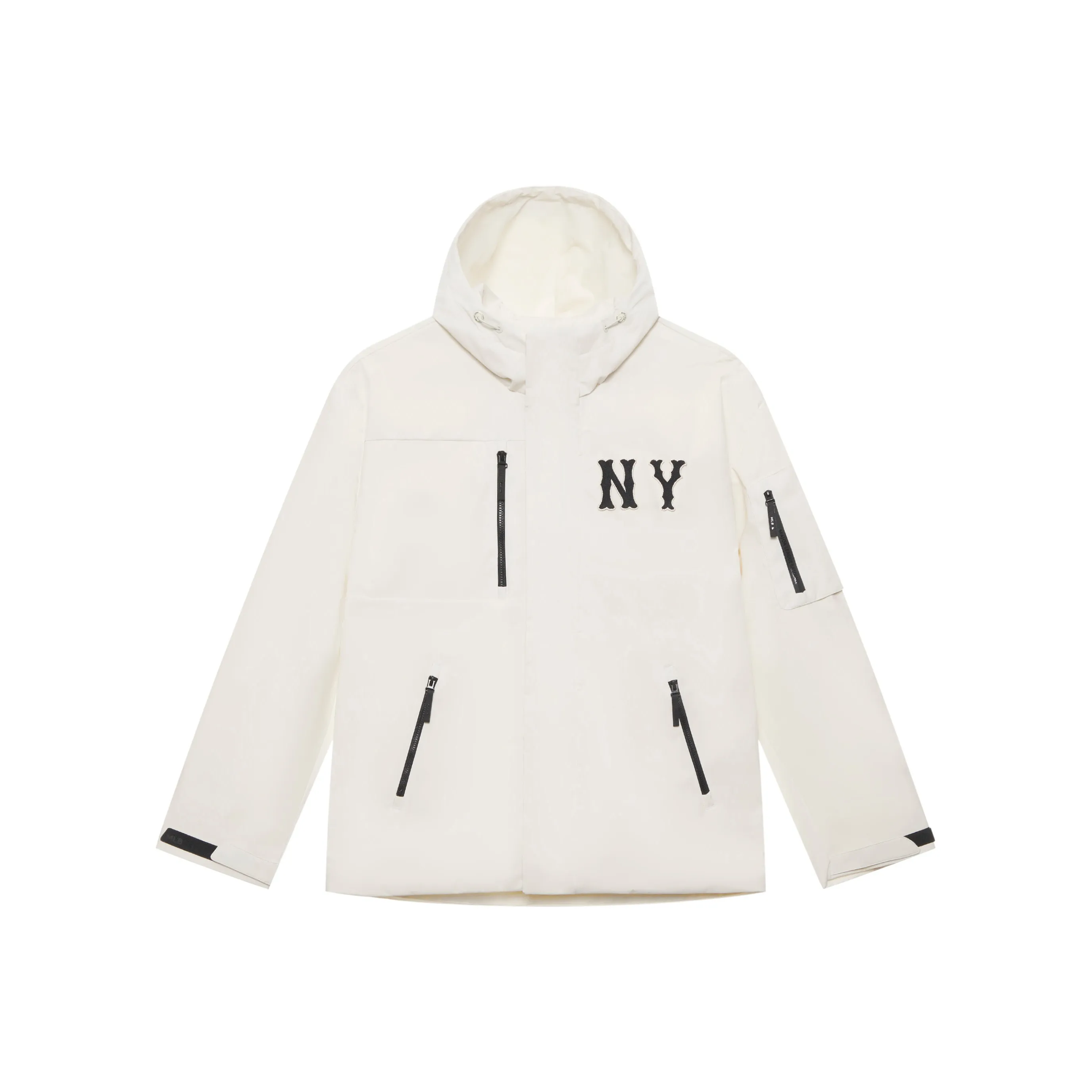 Mlb Base Logo New York Yankees Basic Collection 24FW Куртка Унисекс Linen Cream