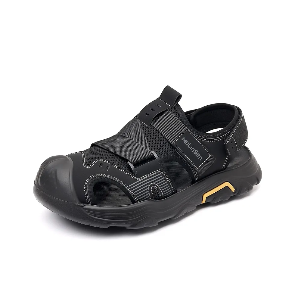 Mulinsen Slip Resistant, Breathable, Anti Collision, Lightweight River Trekking Shoes Men's