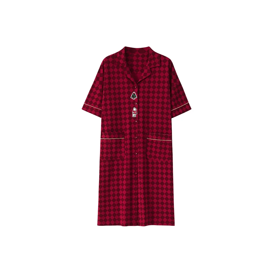 FENTENGCARE Nightgown Women's Red
