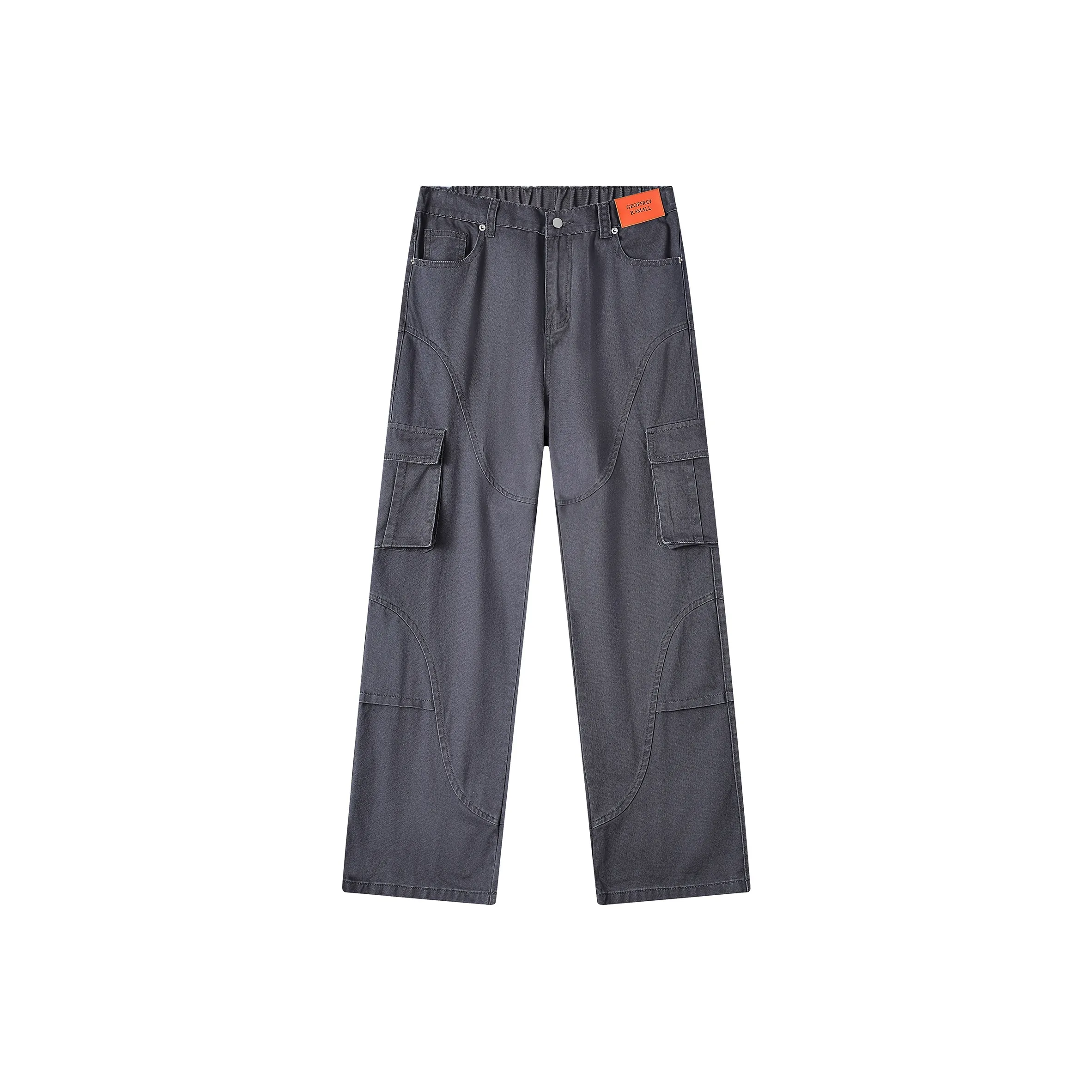GEOFFREY B. SMALL Карго-брюки Унисекс Мытый Серый