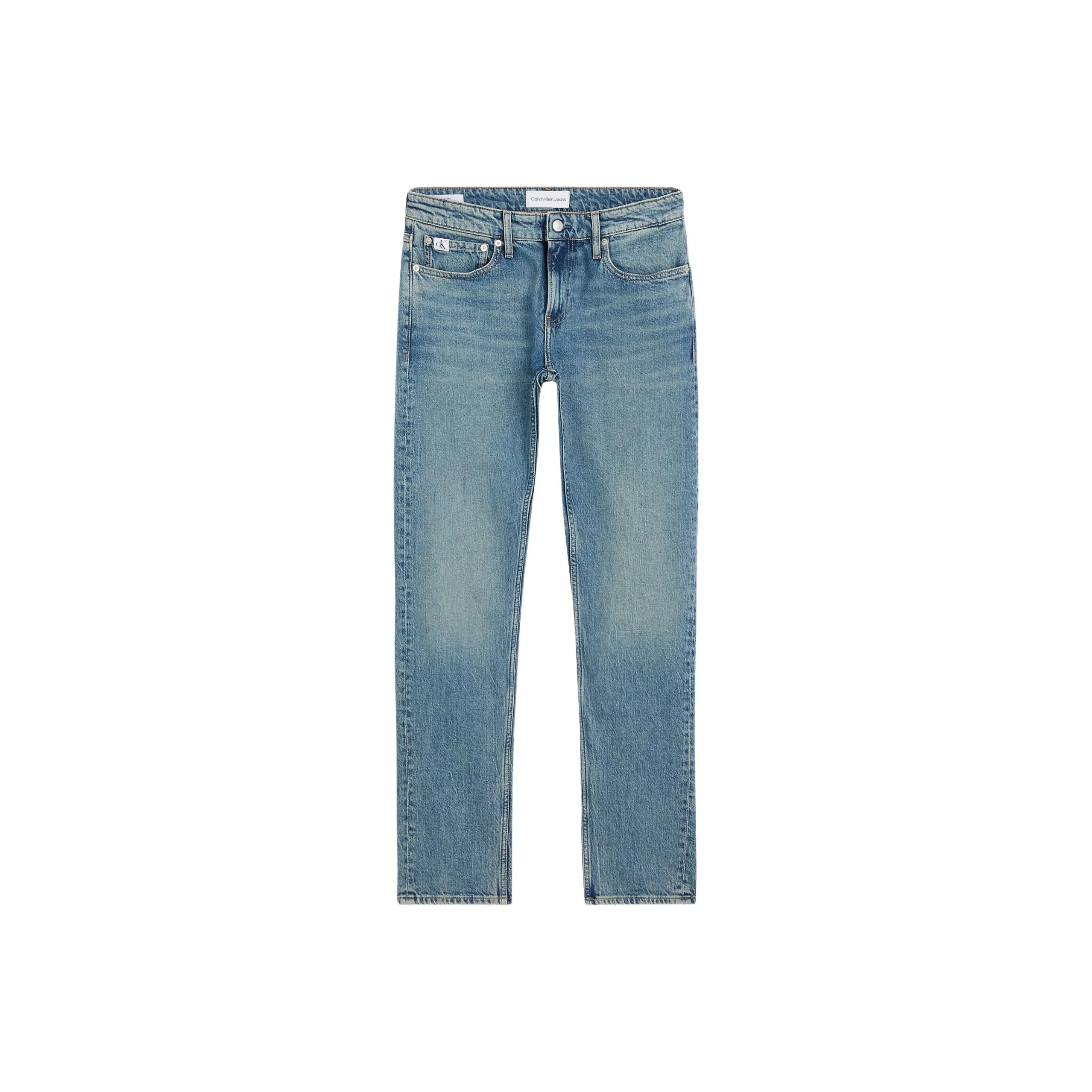 CALVIN KLEIN Джинсы Европейская версия Мужской Средний синий Зеленый