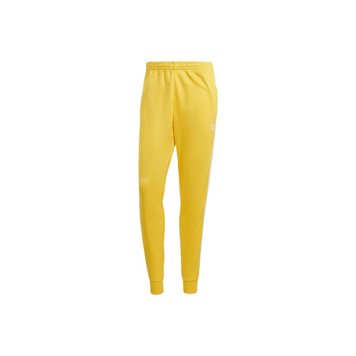 adidas sst track pants yellow