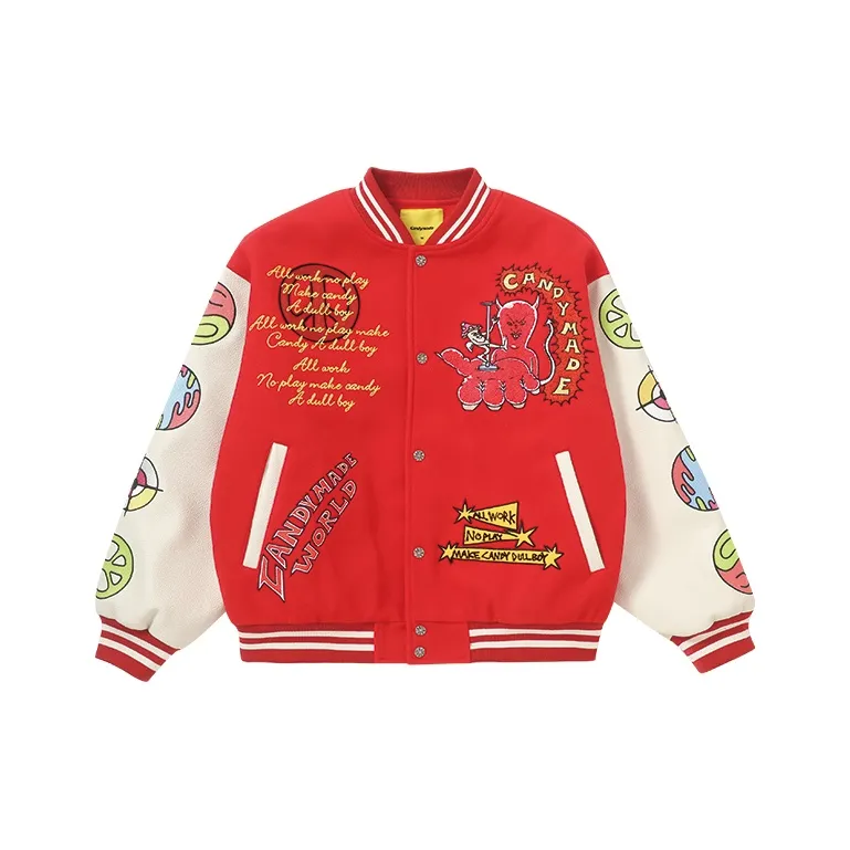 Candymade Haus Бейсбольная куртка Унисекс Красный