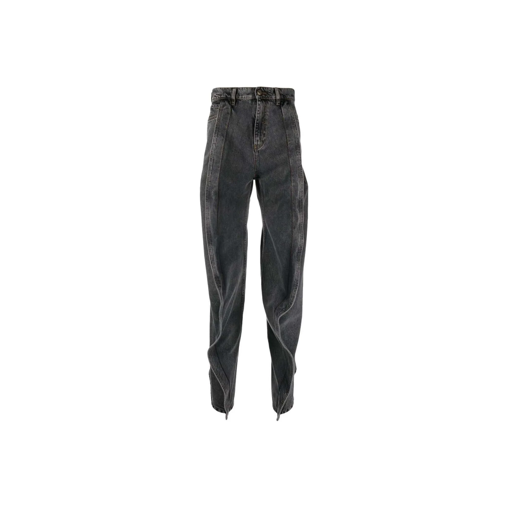 Y/Project Draped Low rise Wide leg Jeans