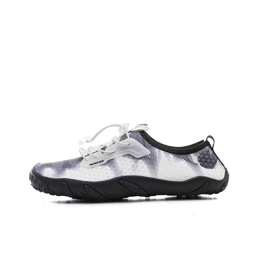 Warrior Аbrasion Resistant Дышащий Легкий Низкий Топ Кроссовки для тренировок Унисекс Белый Черный