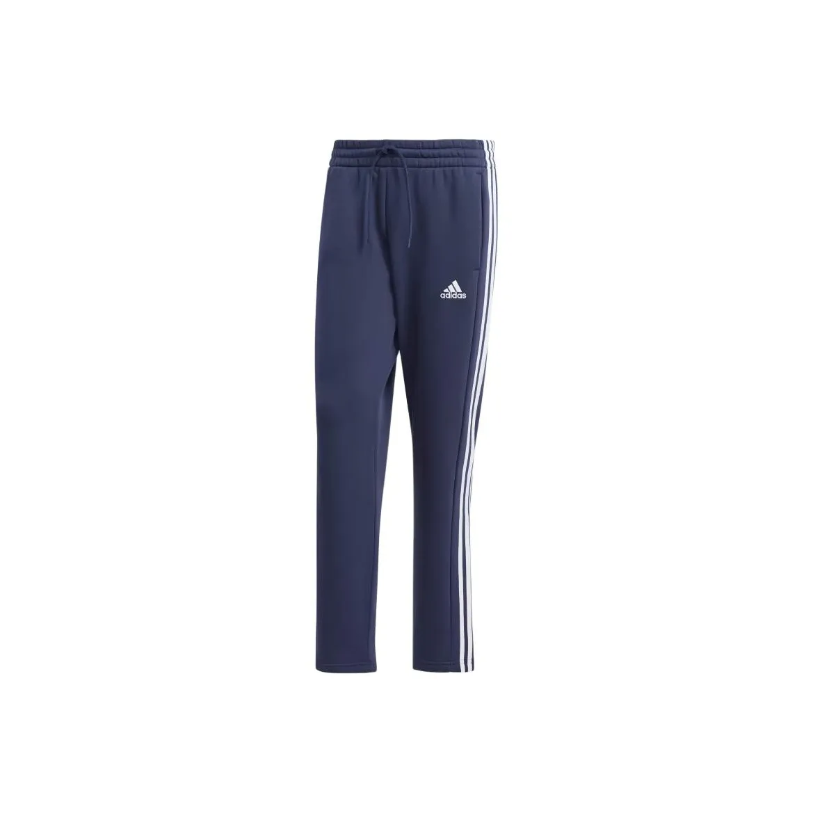 Adidas Essentials 3 Stripes Open Hem Fleece Pants