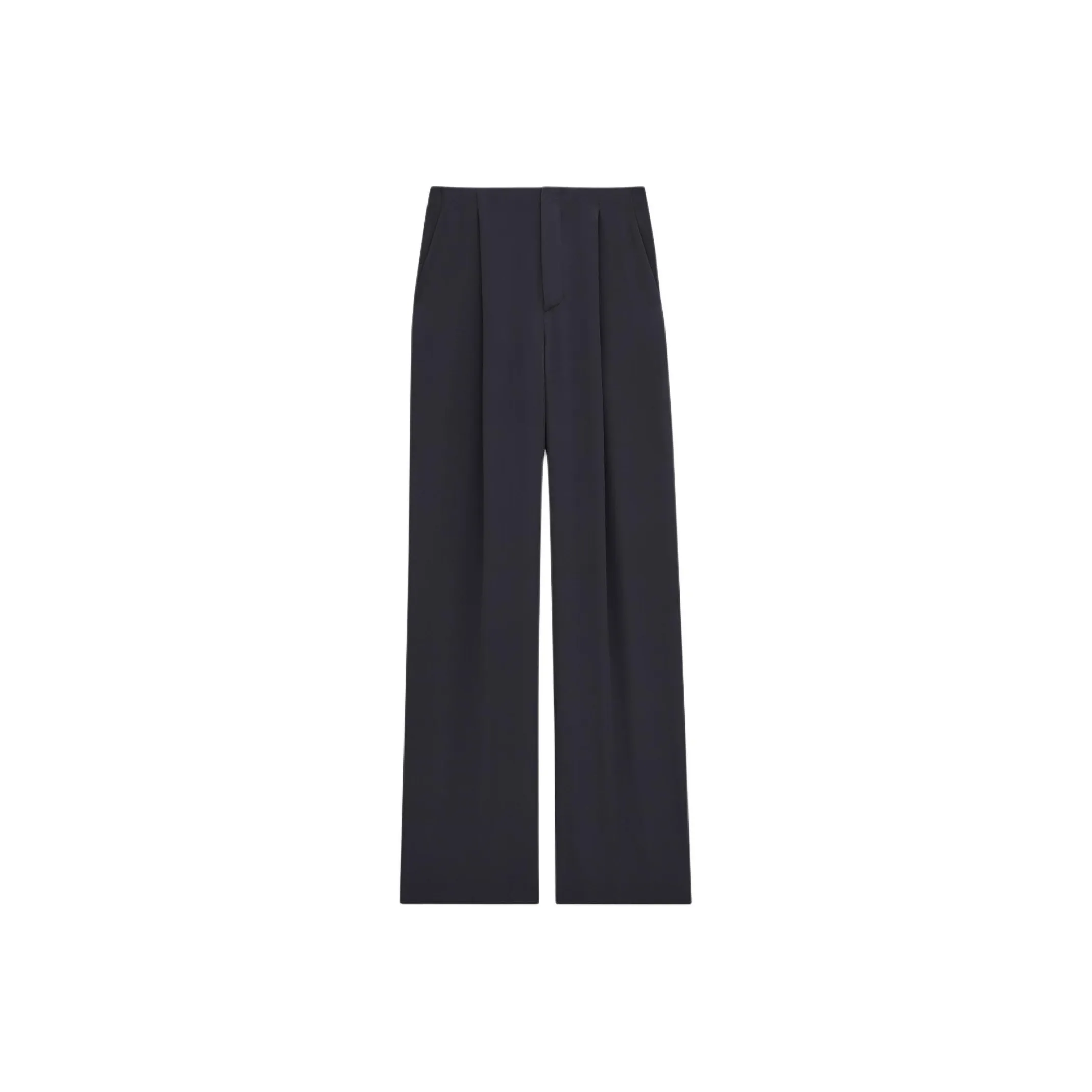 SAINT LAURENT 90'S High Waist Straight Leg Pants