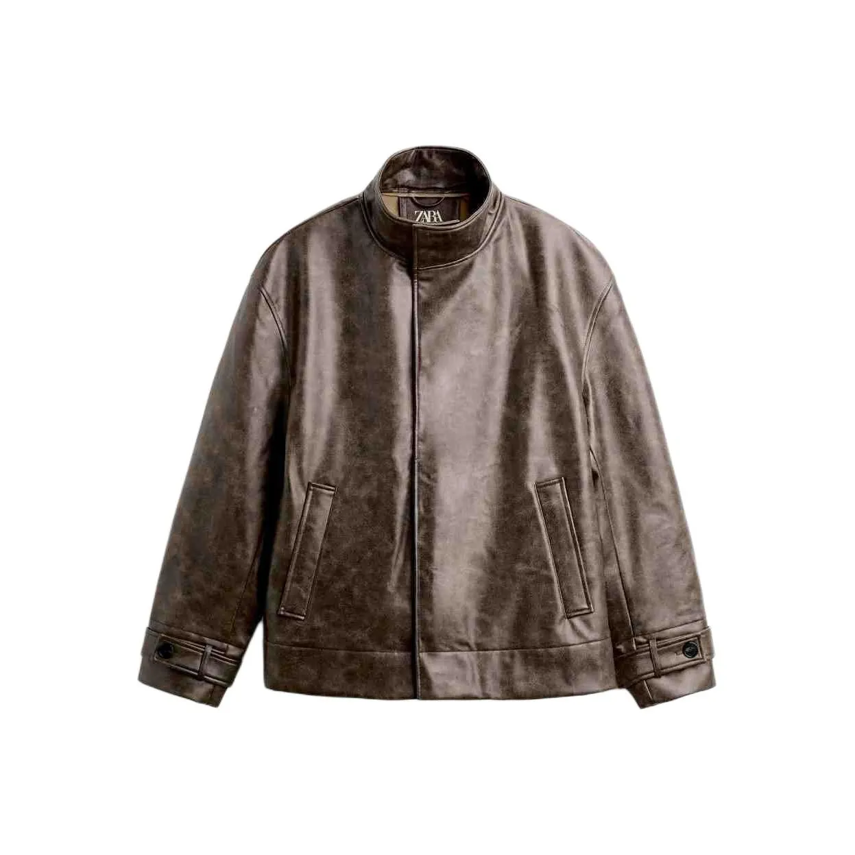ZARA Куртки и Пальто Мужской Коричневый