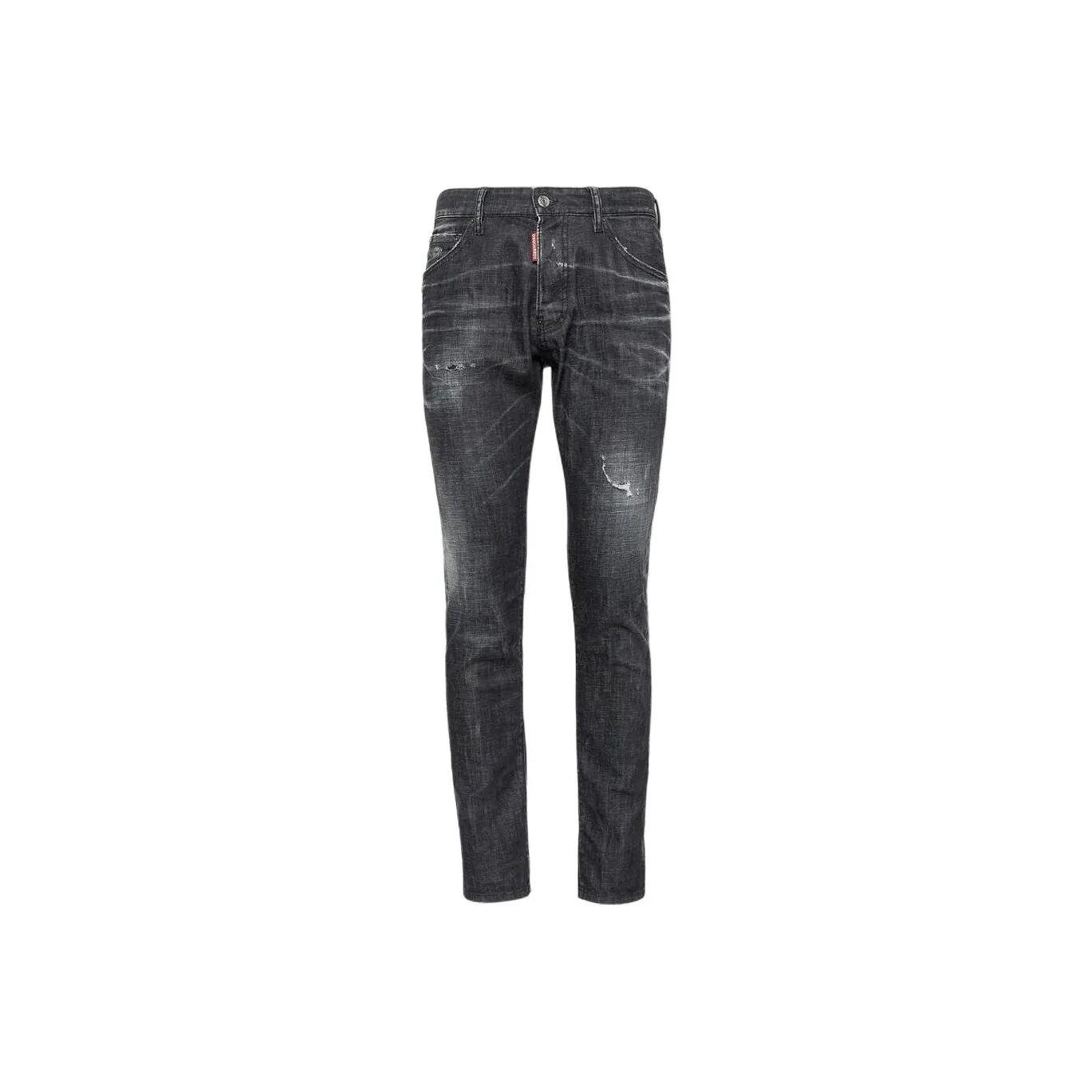 DSQUARED 2 Slim Fit Distressed Cropped Jeans