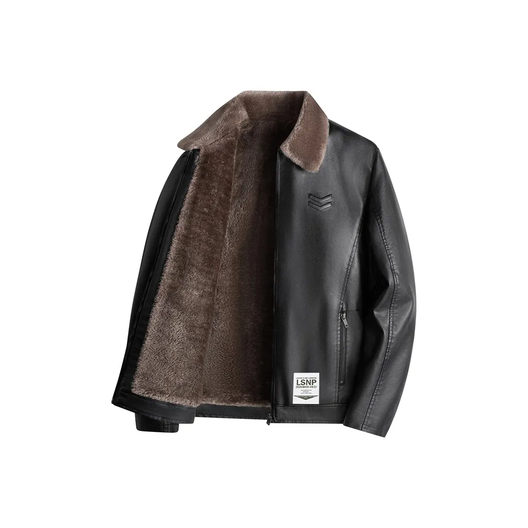 LISENPOK Унисекс Кожаные Куртки