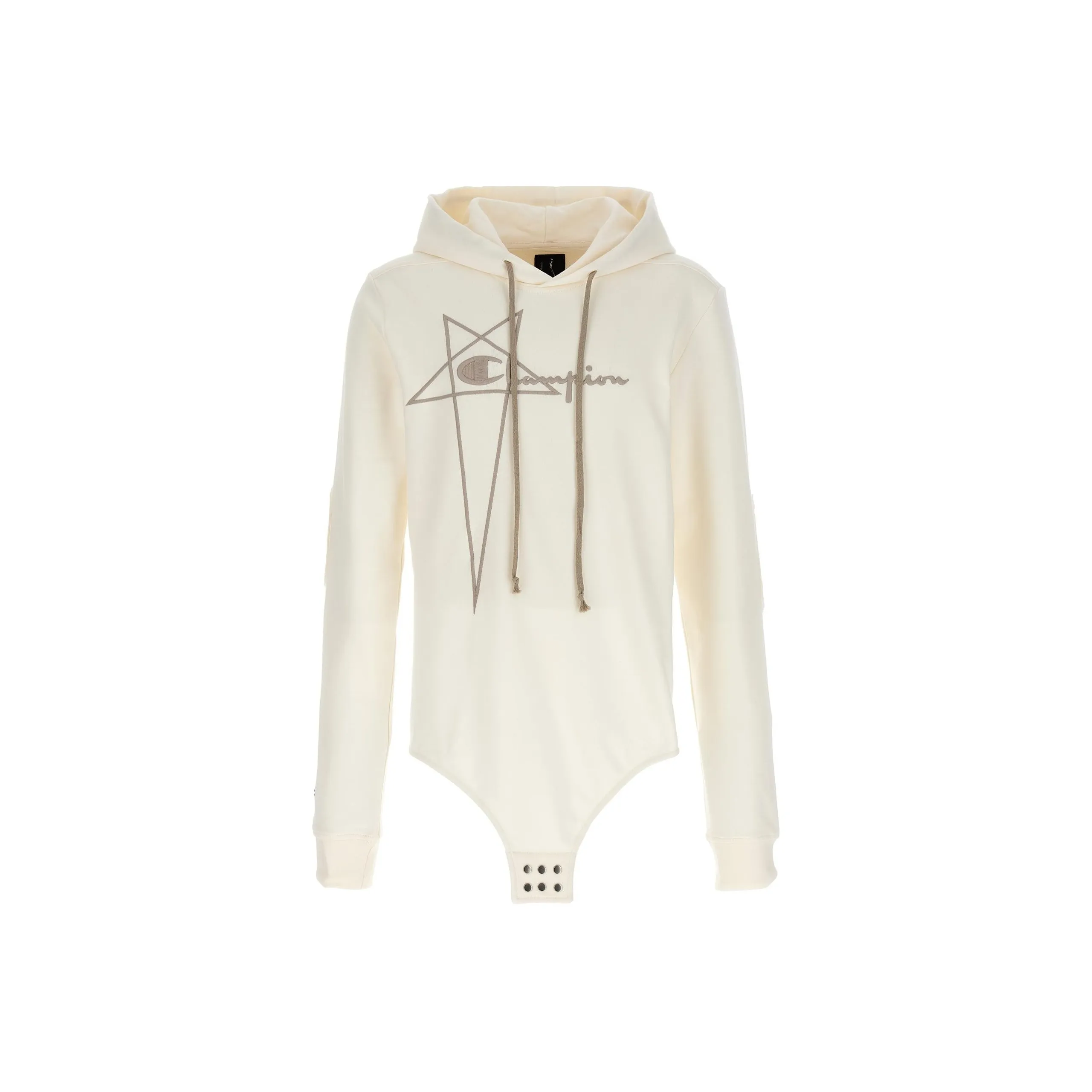 RICK OWENS X Champion Logo print Hoodie Body