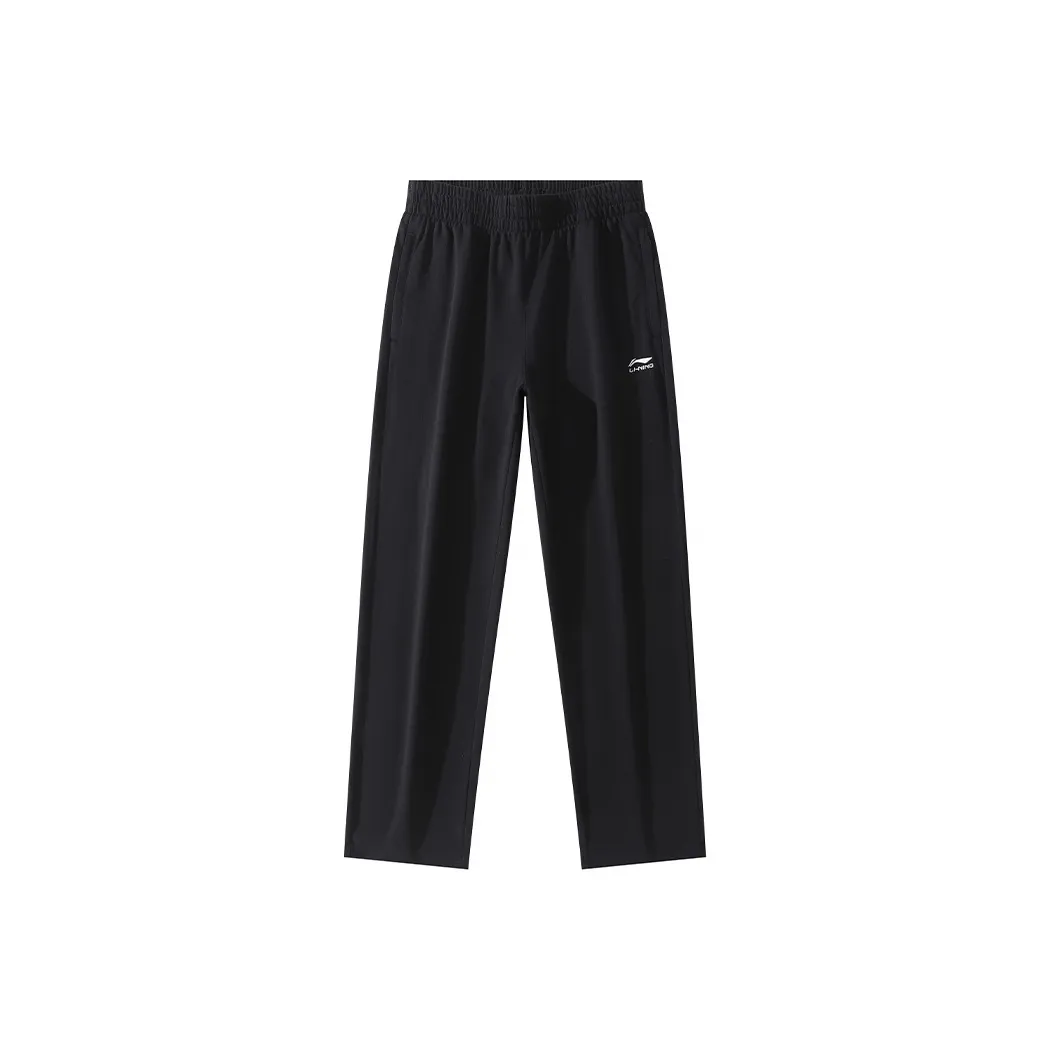 LiNing Sports Fashion Collection Knitted Sports Pants Men's Black