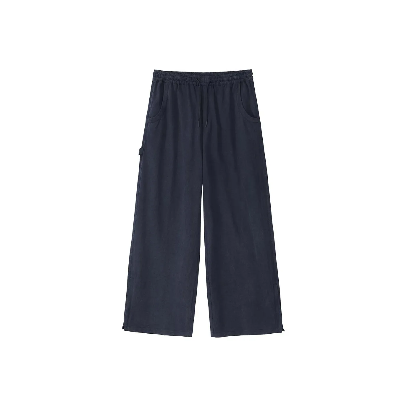 YOSHIYOYI Повседневные брюки Мужские Темно-синие