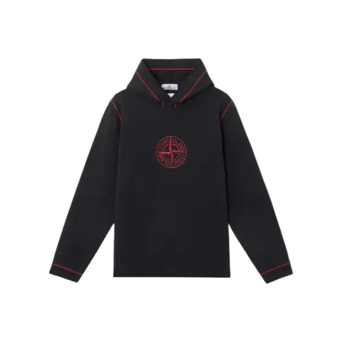 STONE ISLAND Snake Year Limited Collection Черный Унисекс Свитшоты