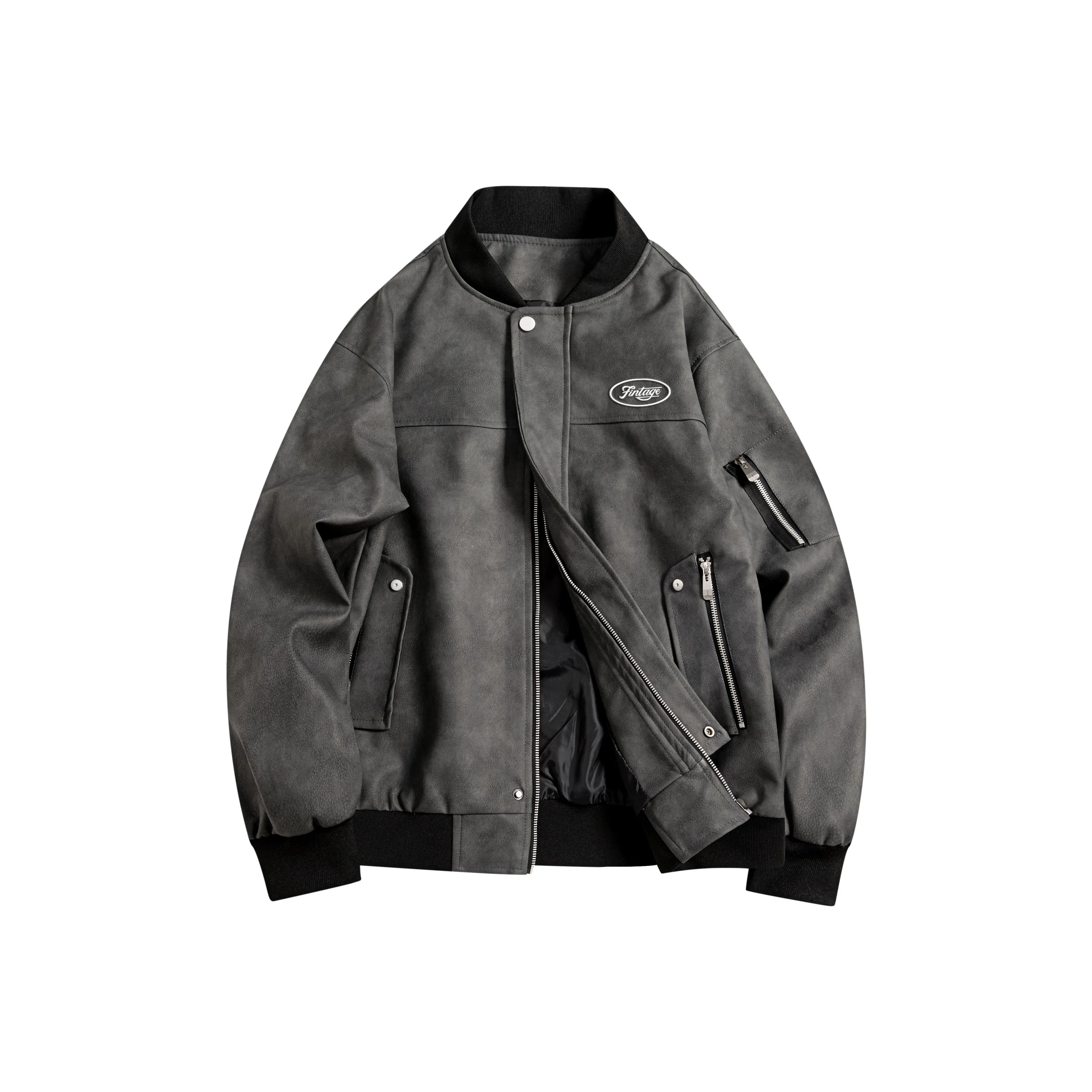 FAKE UINTAGE Унисекс Кожаные куртки