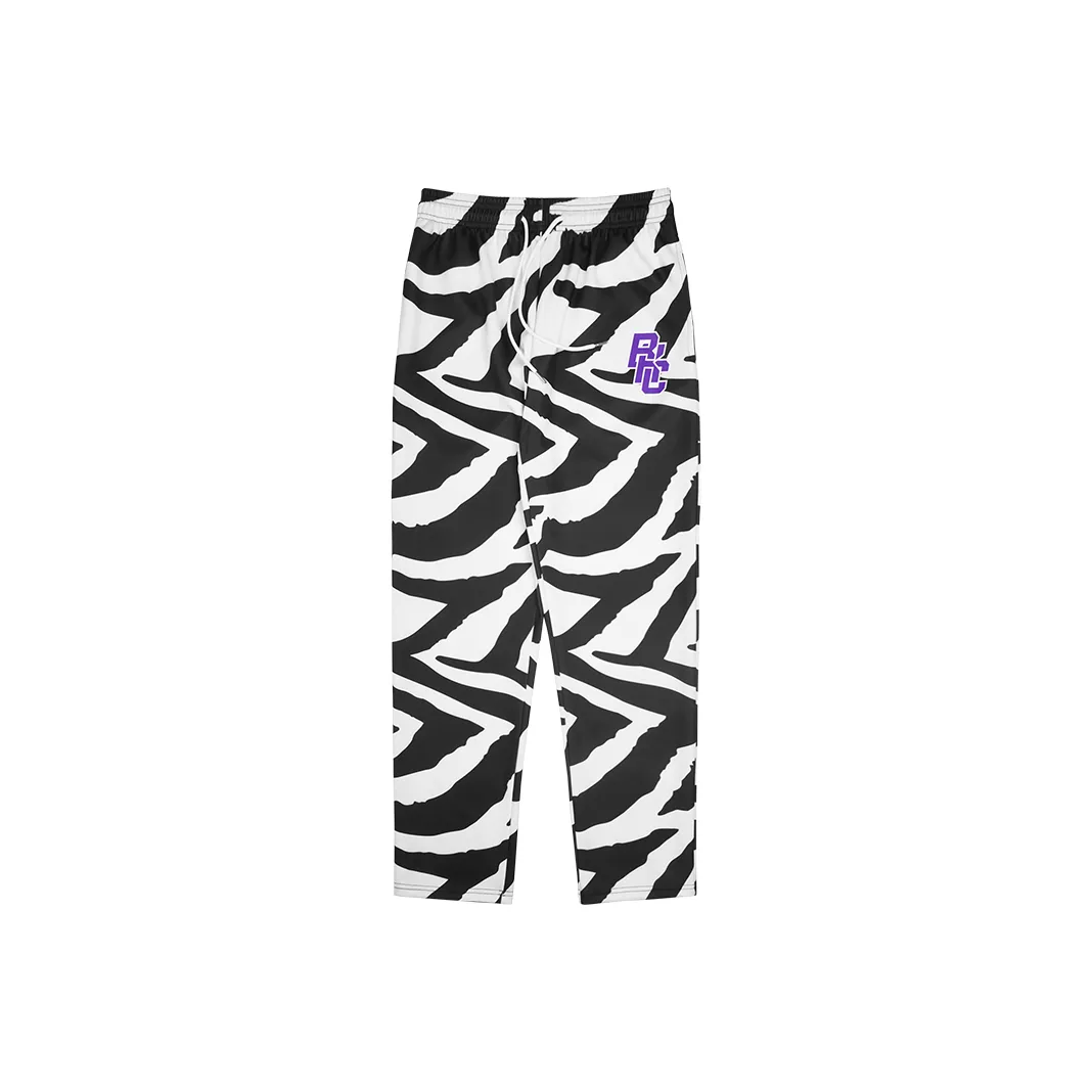 BKCXZICE Зебра с принтом Мужские Вязаные Спортивные Штаны