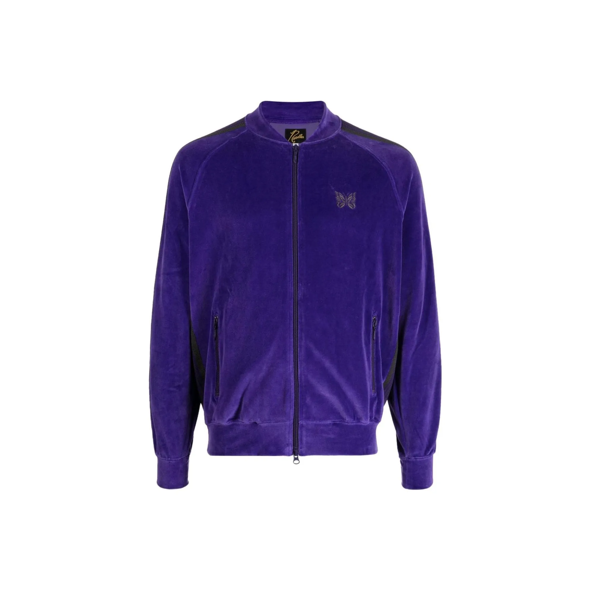 Needles Logo Embroidered Zip Up Track Jacket