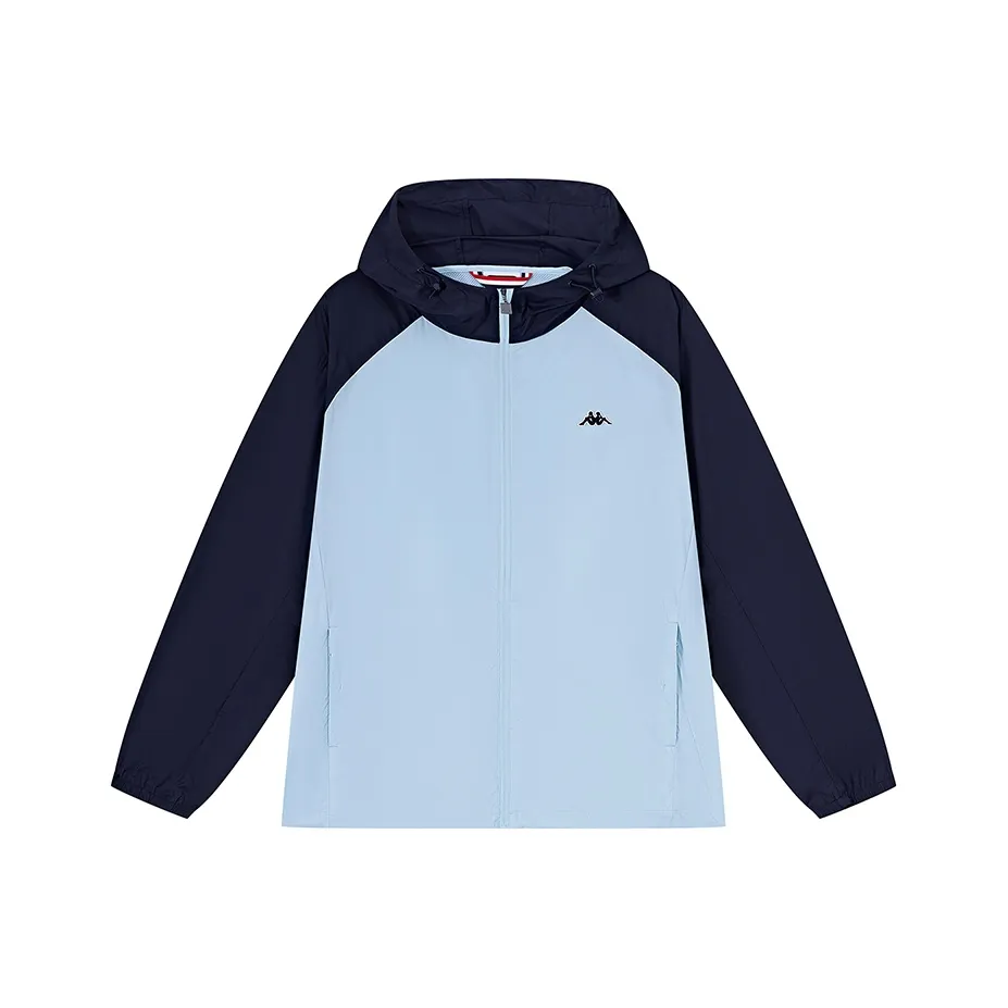 Kappa 1916 Series Summer Windproof UV Protection Waterproof And Breathable Windproof Trench Coat Men's Breeze Blue