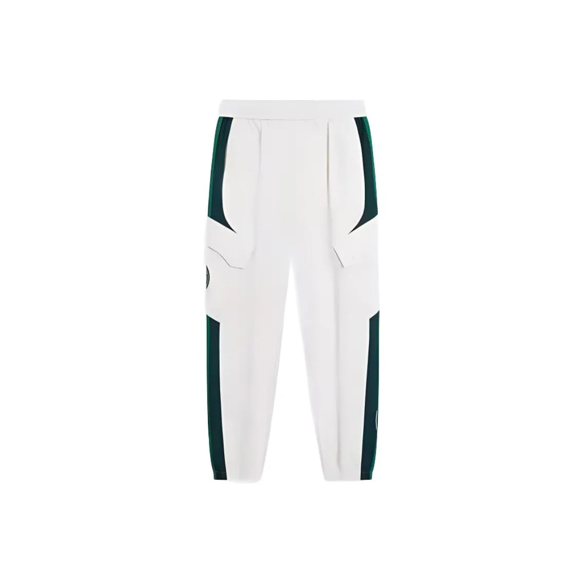 XTEP Вязаные тренировочные брюки мужские хлопок белый