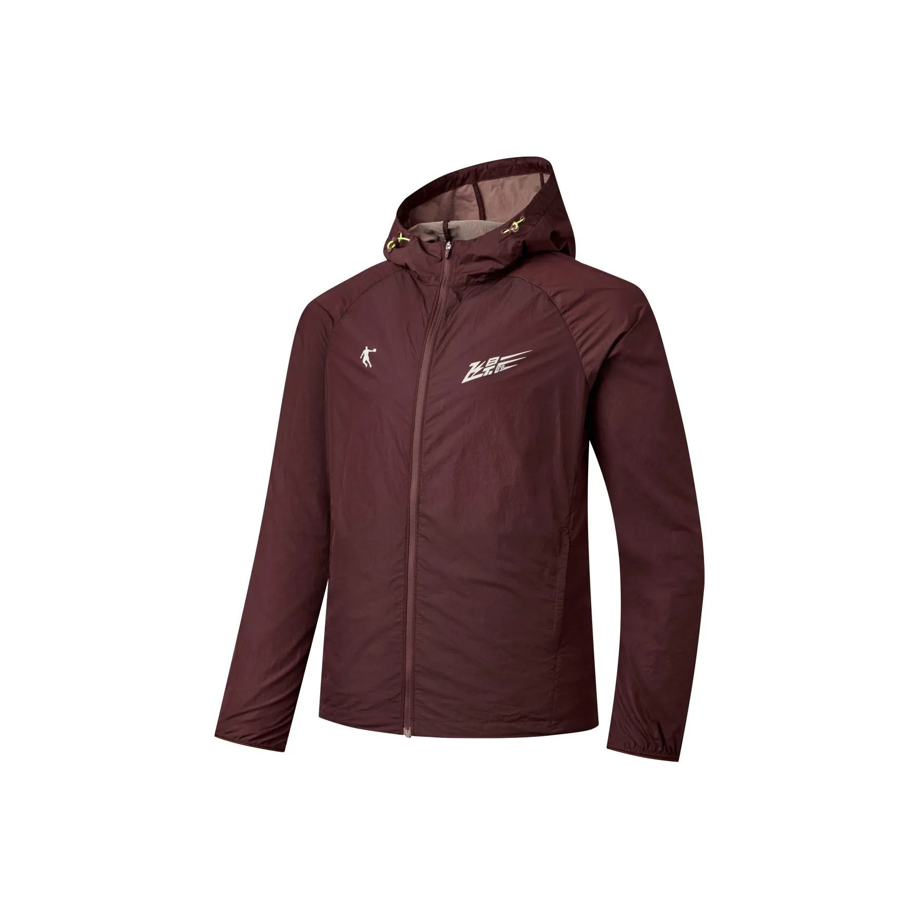 QIAODAN Feiying Trench Coat Men's Dark Red