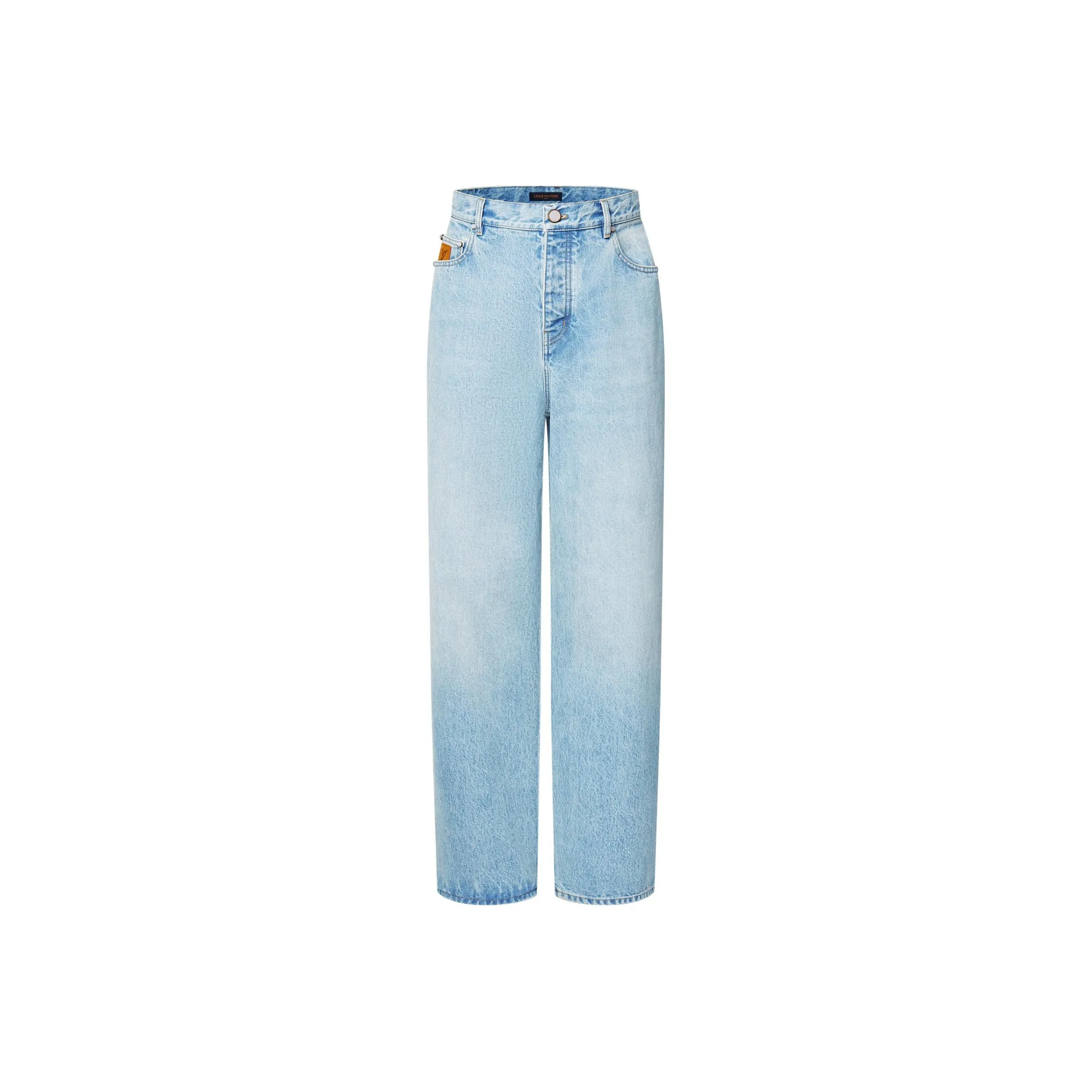 Lv Wide Leg Fit Denim Pants