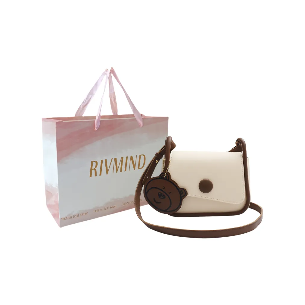 RIVMIND ПУ (полиуретан) Седло Сумка Сумка через плечо Стандартная Женская Экрю Черный Хаки Кофейный