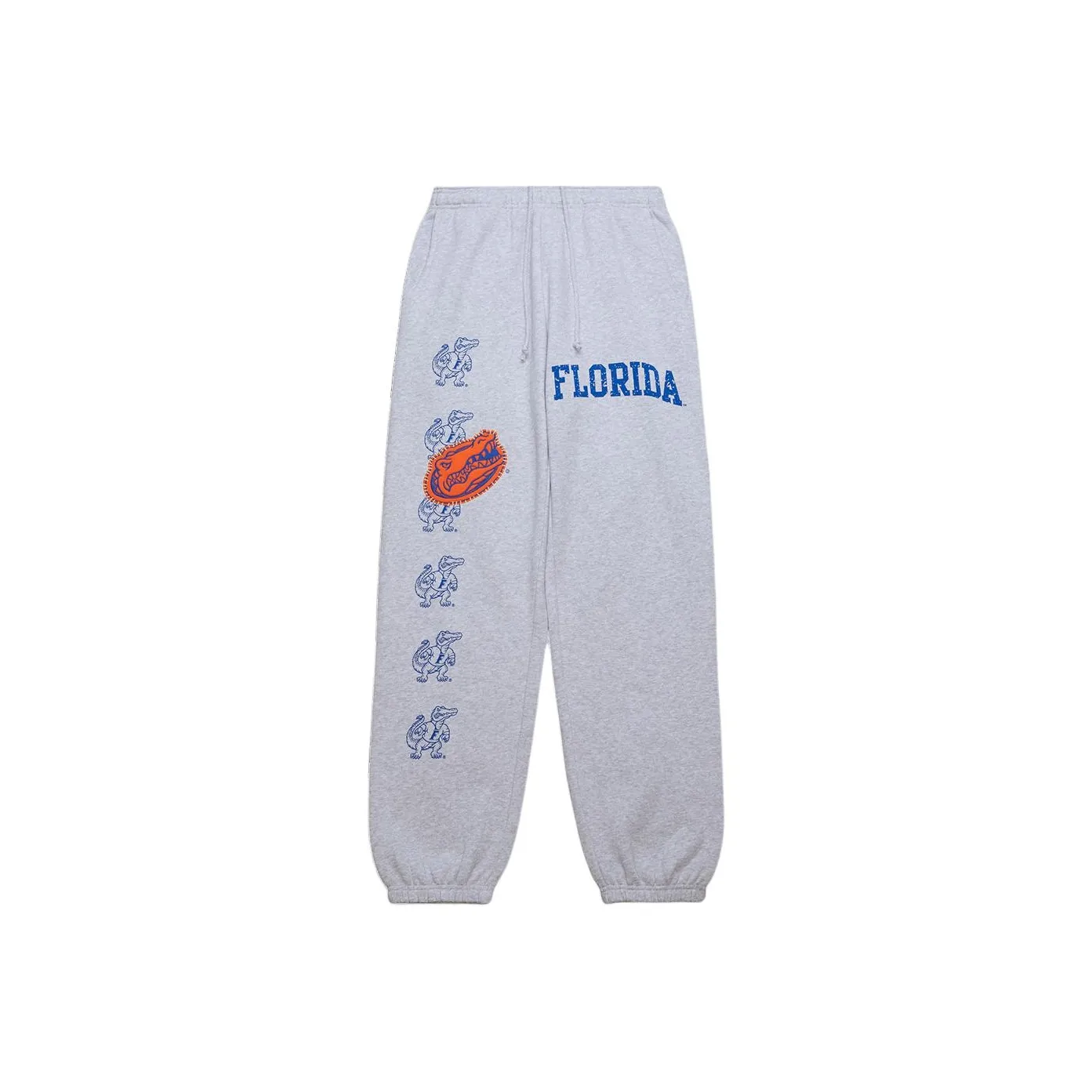 Travis Scott X Mitchell Ness Вязаные спортивные штаны унисекс серые