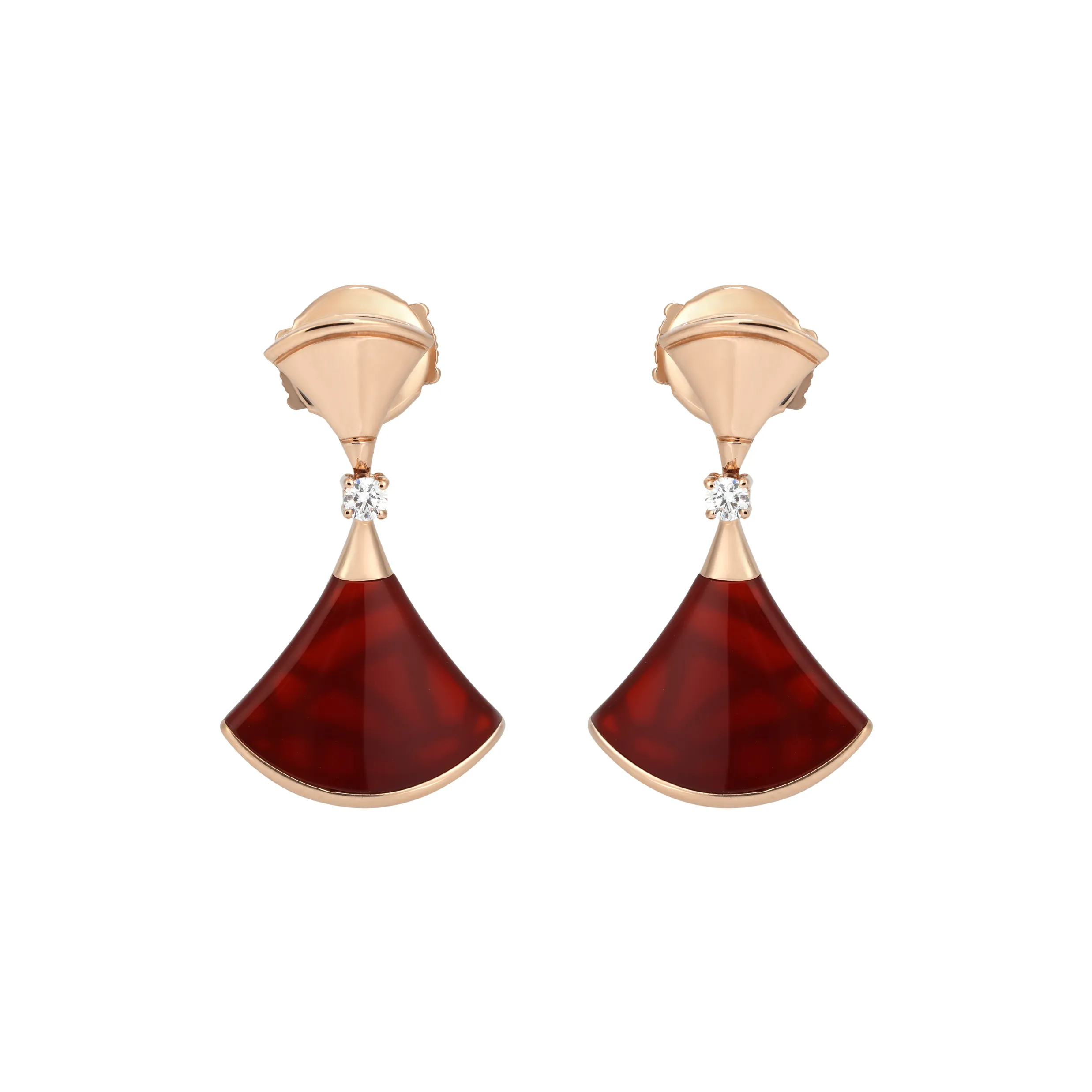 BVLGARI Chalcedony Earrings Women's
