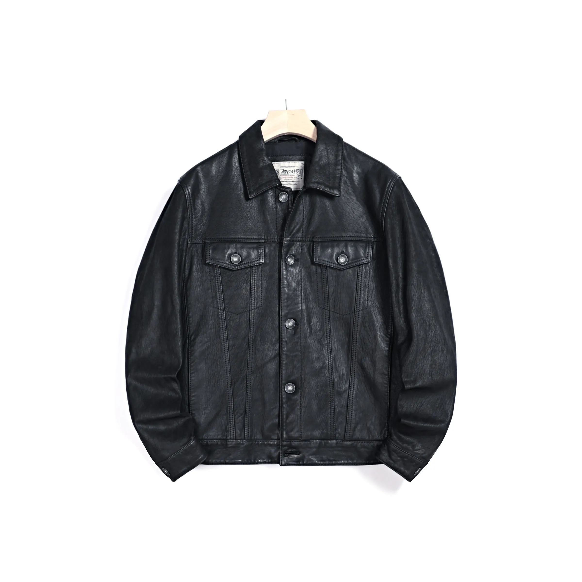 MCS Leather Jackets Men's Black