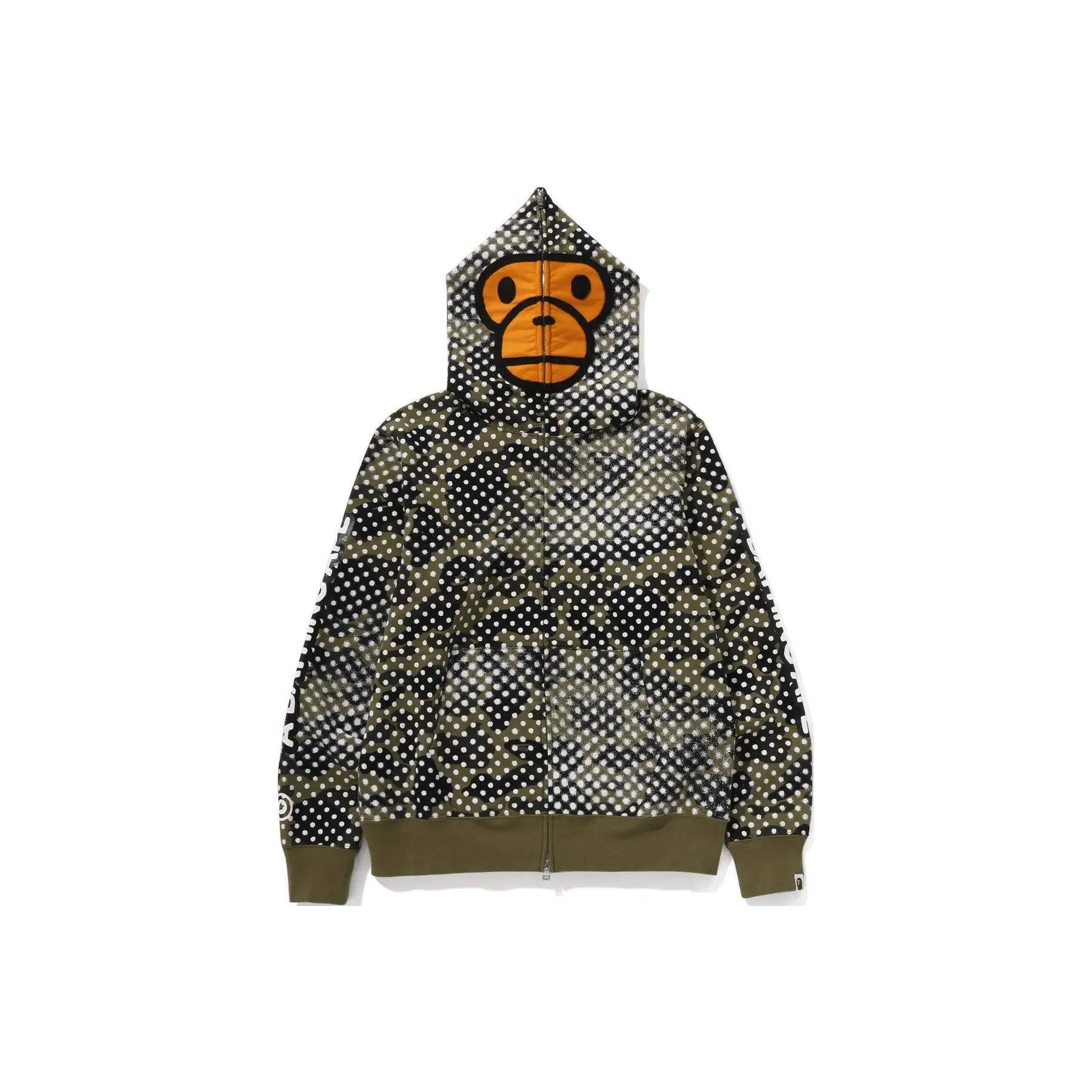 Bape X Joshua Vides Milo Face Full Zip Hoodie